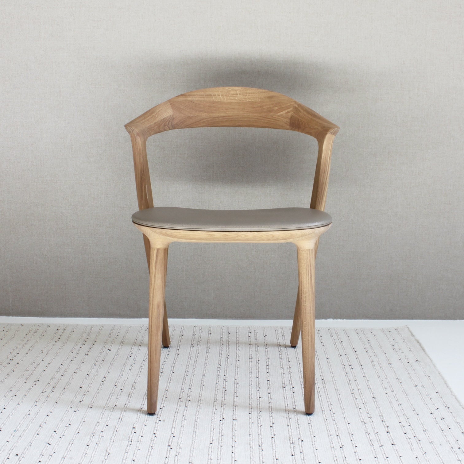 ARTISAN ADDO CHAIR // Oak, Wood Seat or Leather