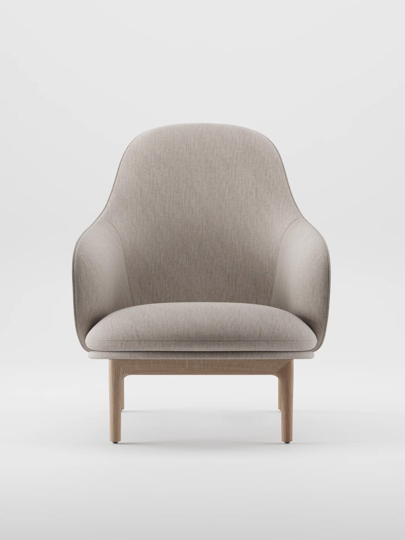 SALE - MELA LOUNGE CHAIR // High back, SAND