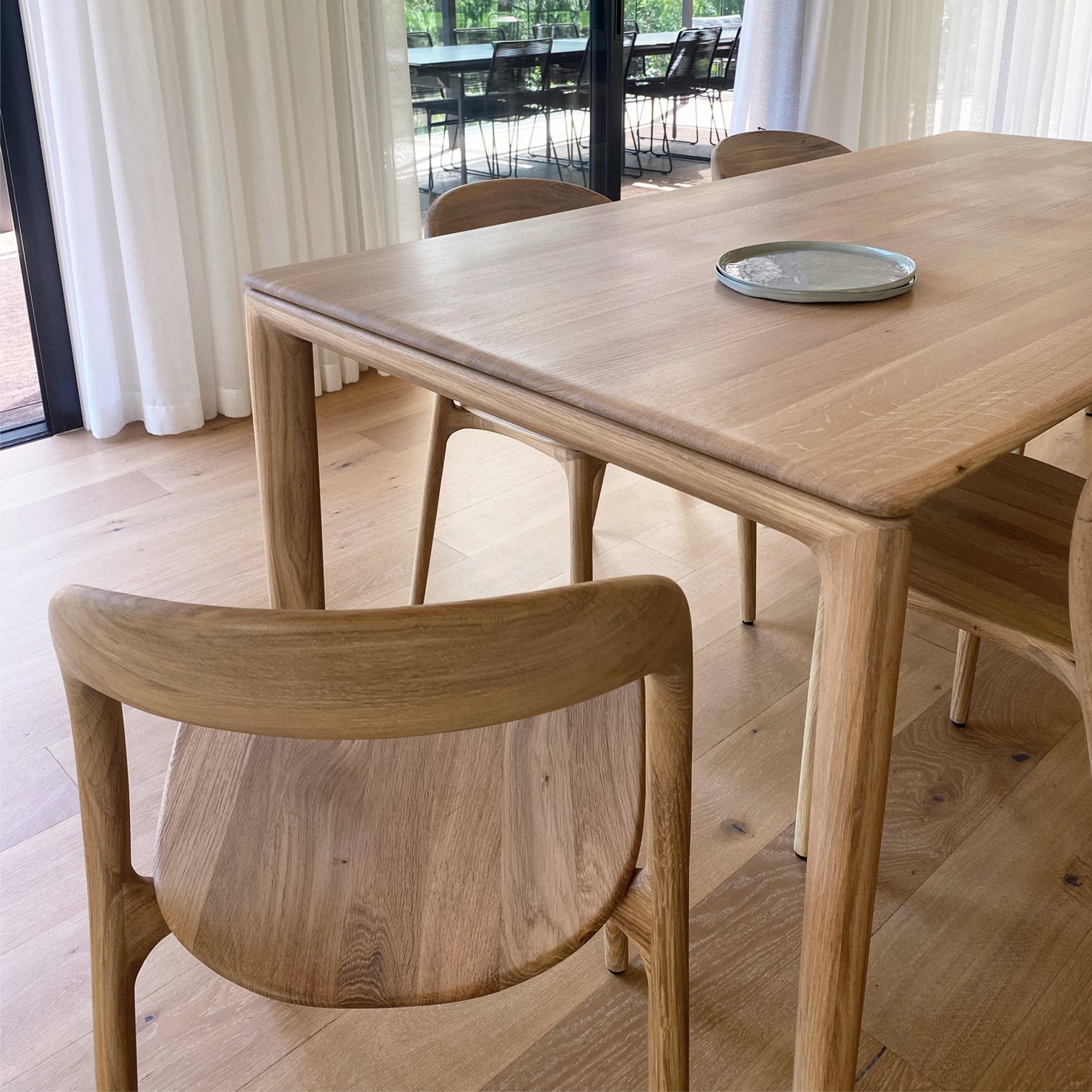 SALE - DINING CHAIR // NEVA LIGHT, Oak Seat