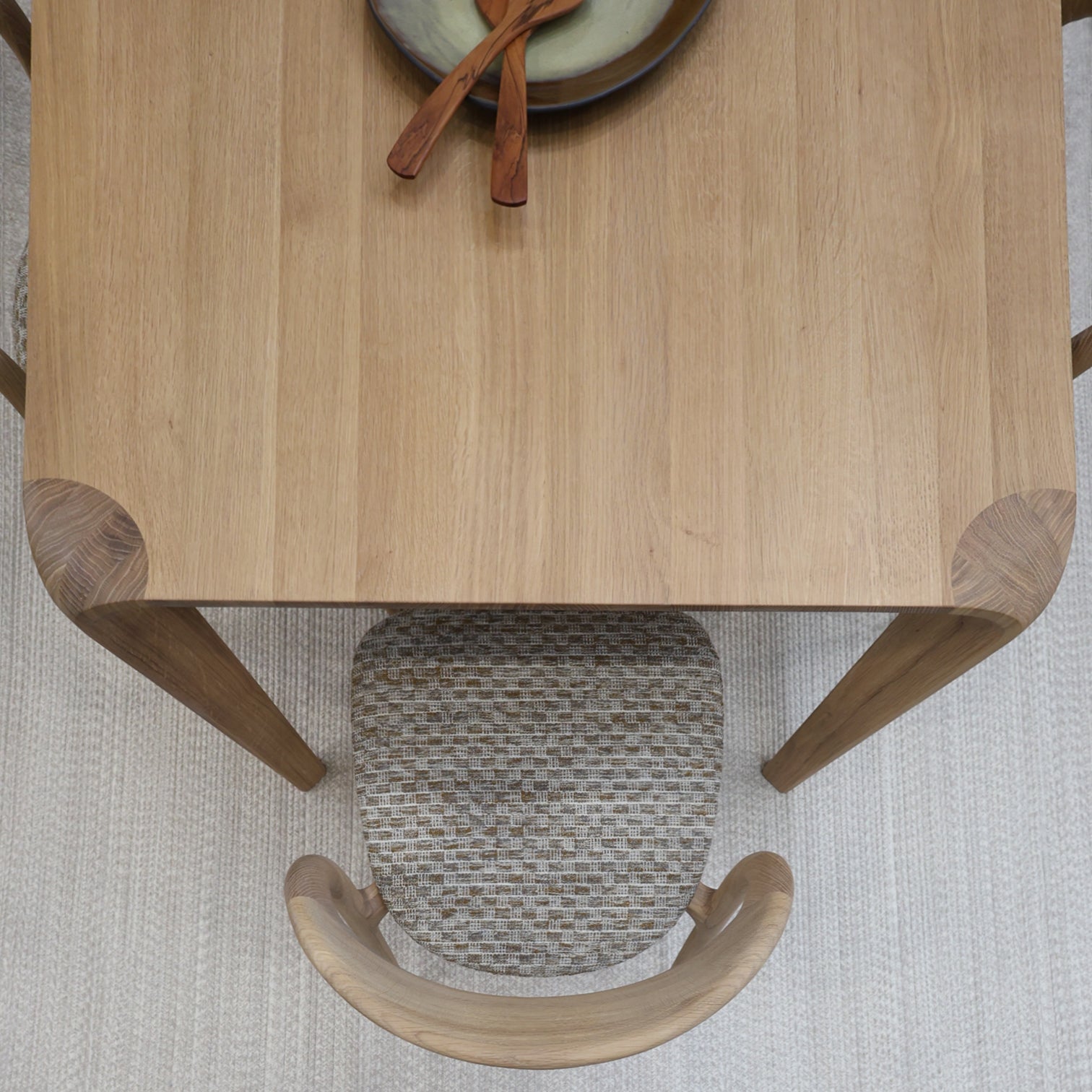 ARTISAN NEVA LIGHT CHAIR // Oak + Ramie Upholstery
