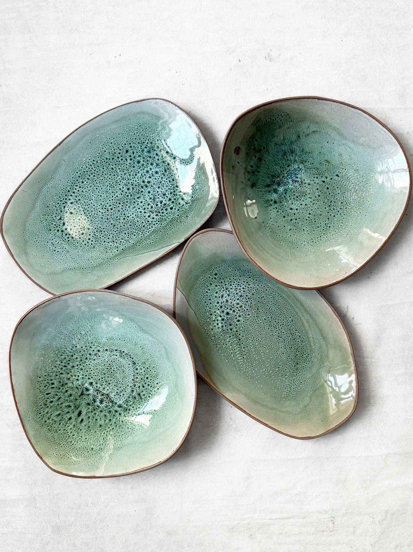 SERVING PLATTERS // Speckled Verde