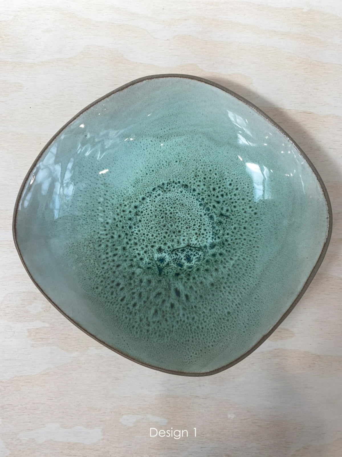 SERVING BOWL // Speckled Verde