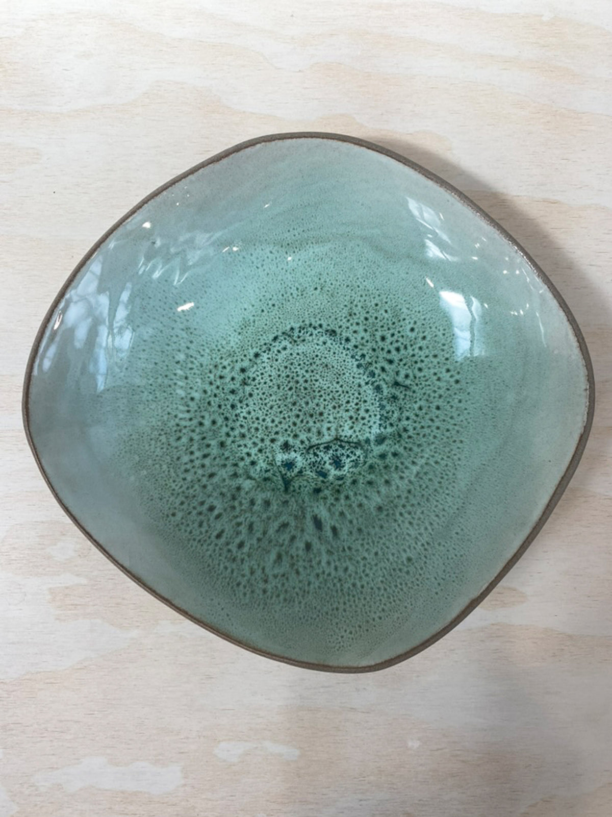 SERVING BOWL // Speckled Verde