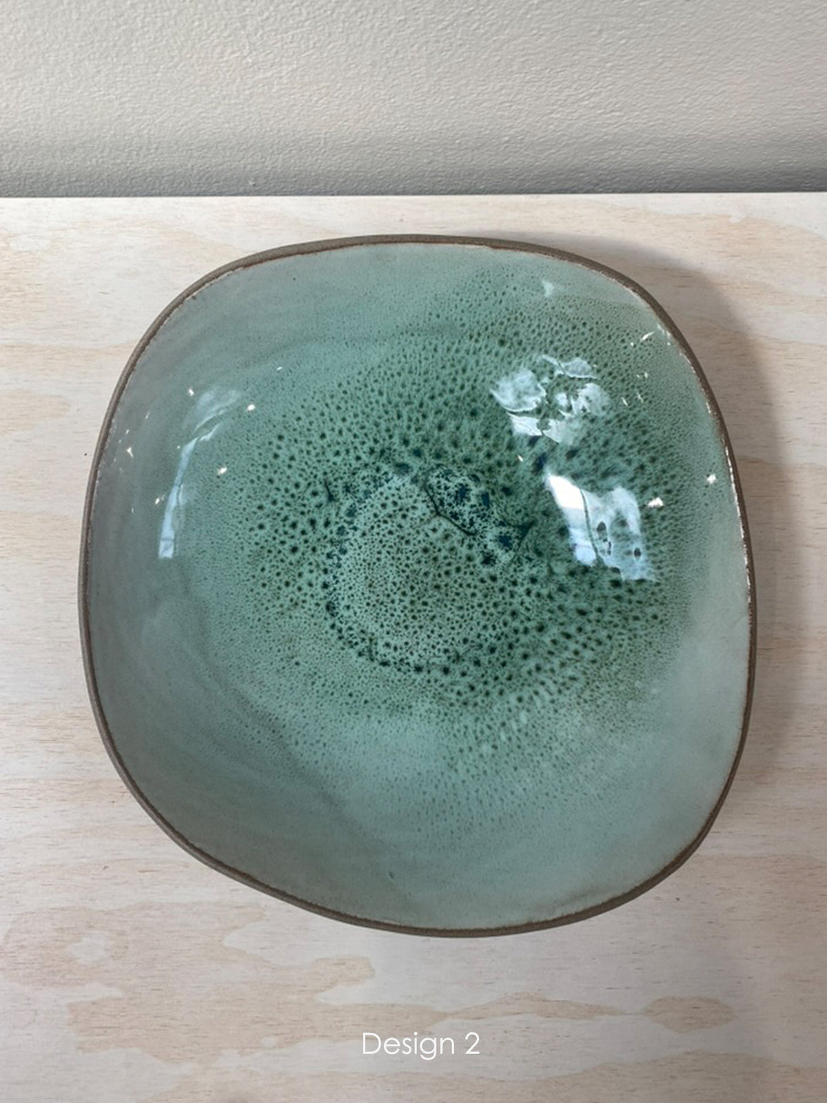 SERVING BOWL // Speckled Verde