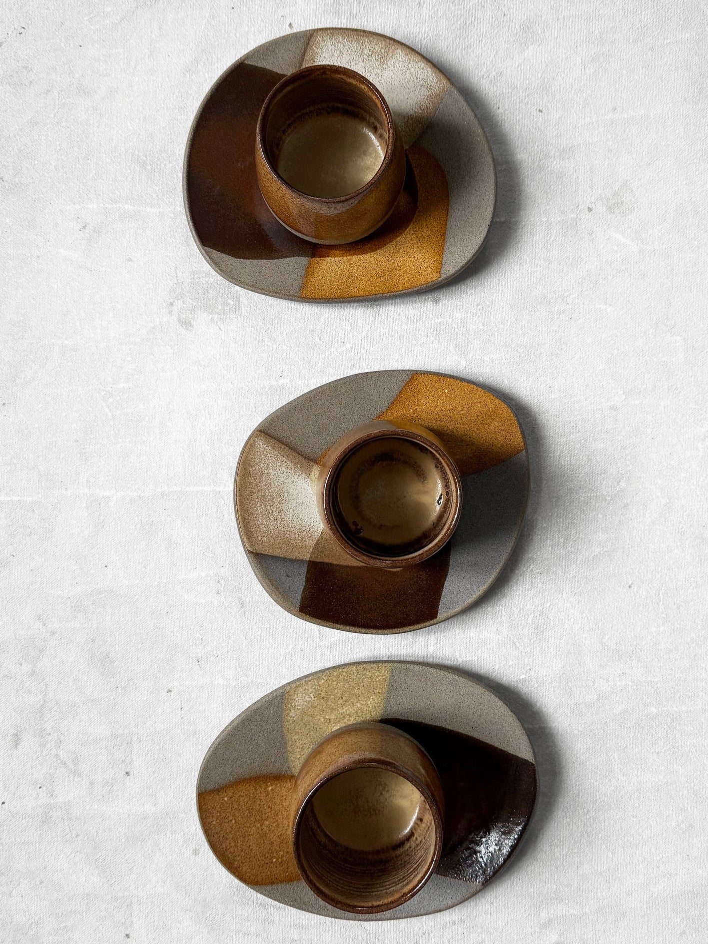 CUP & SAUCER // Art Series PAINTED GLAZE