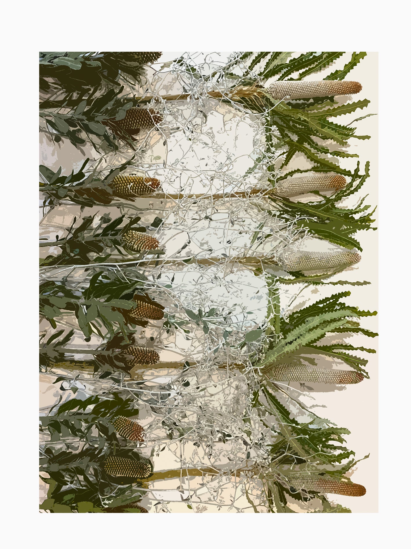 LUXURY SHAWL // 2 Banksias