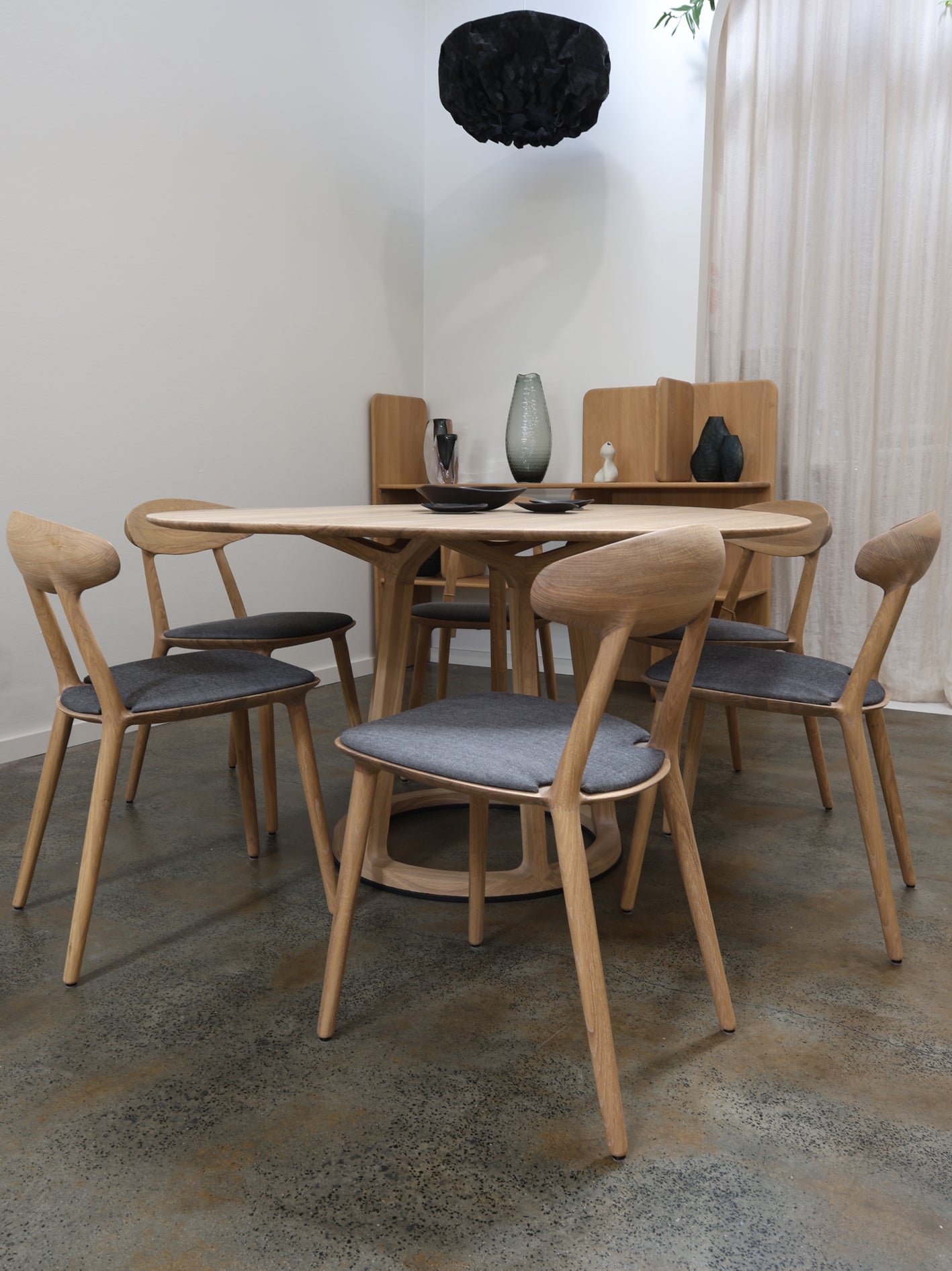 SALE - 6 Seat Round Table Ensemble