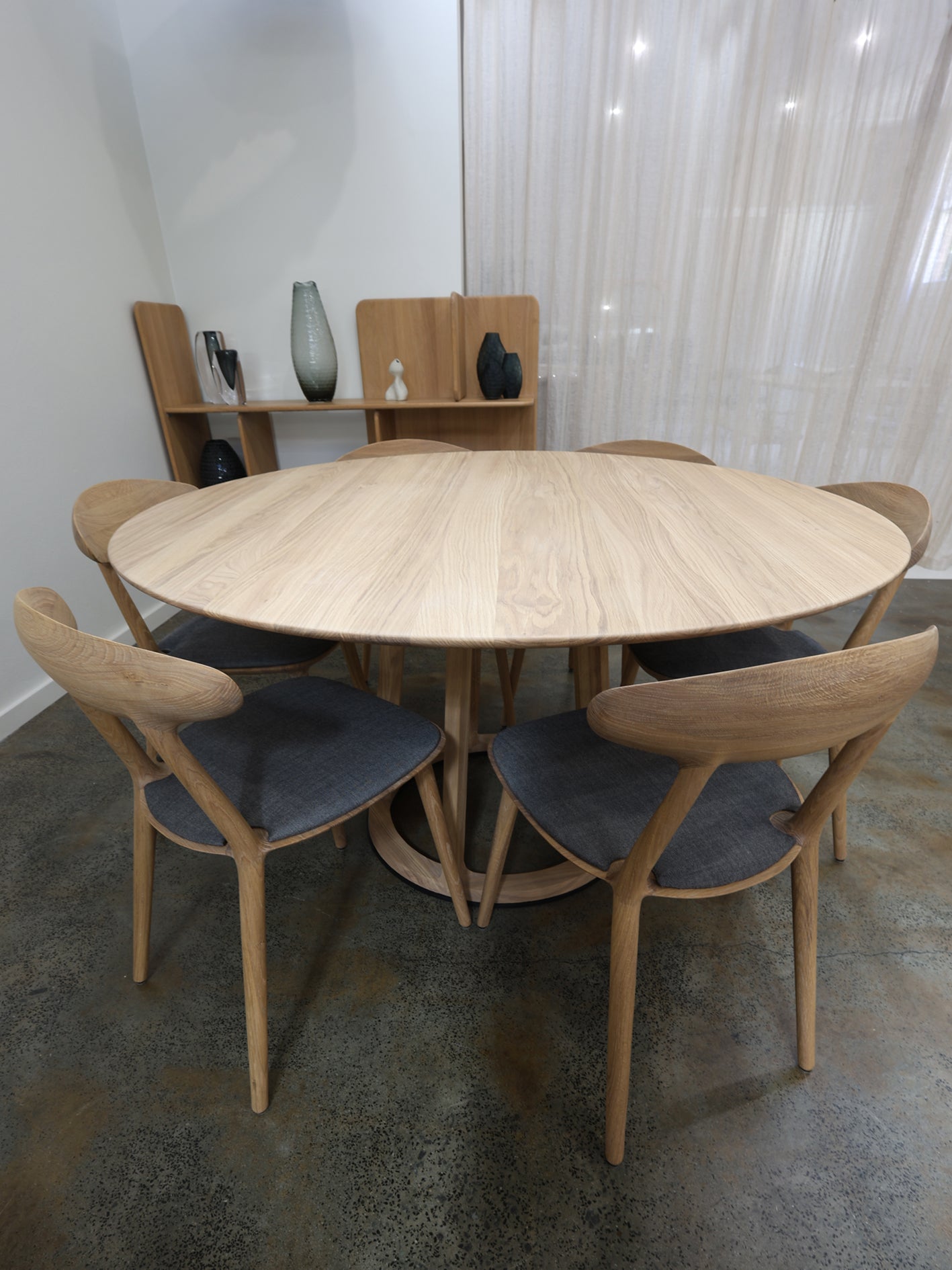 SALE - 6 Seat Round Table Ensemble