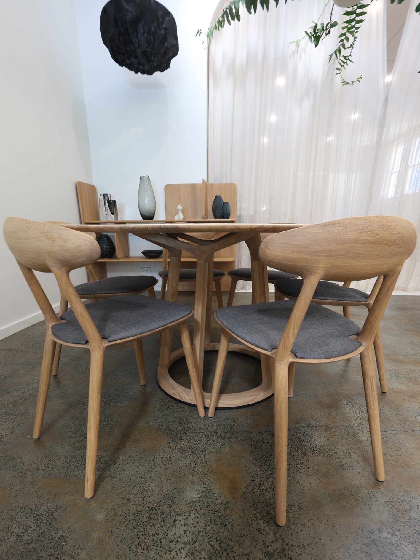 SALE - 6 Seat Round Table Ensemble