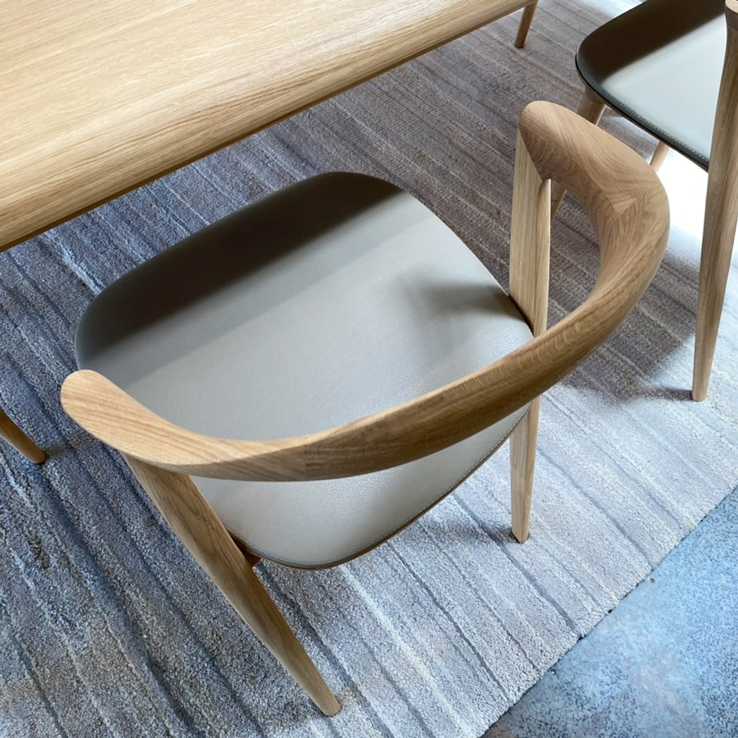 ARTISAN ADDO CHAIR // Oak, Wood Seat or Leather