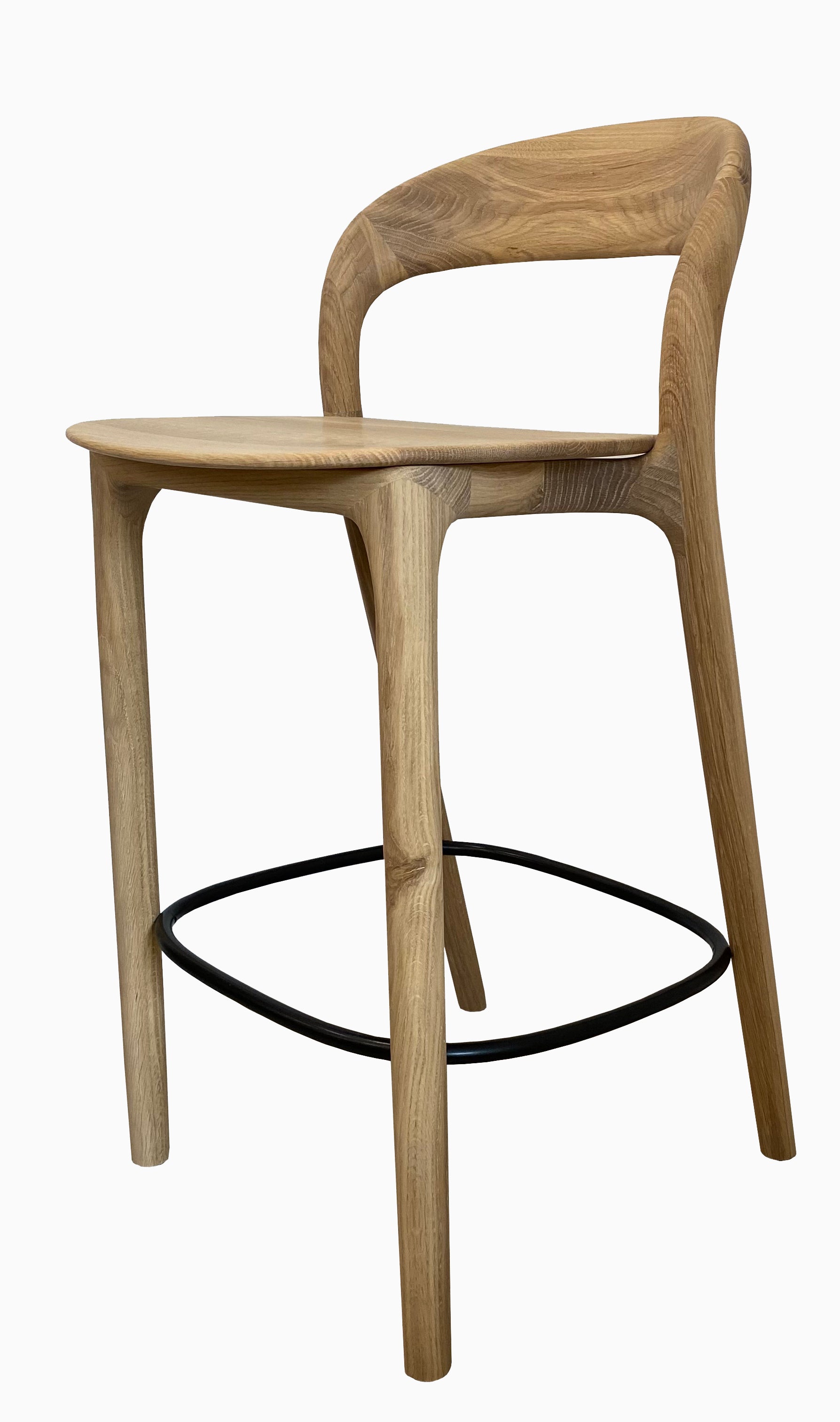 ARTISAN NEVA LIGHT BAR STOOL // Wood seat or leather