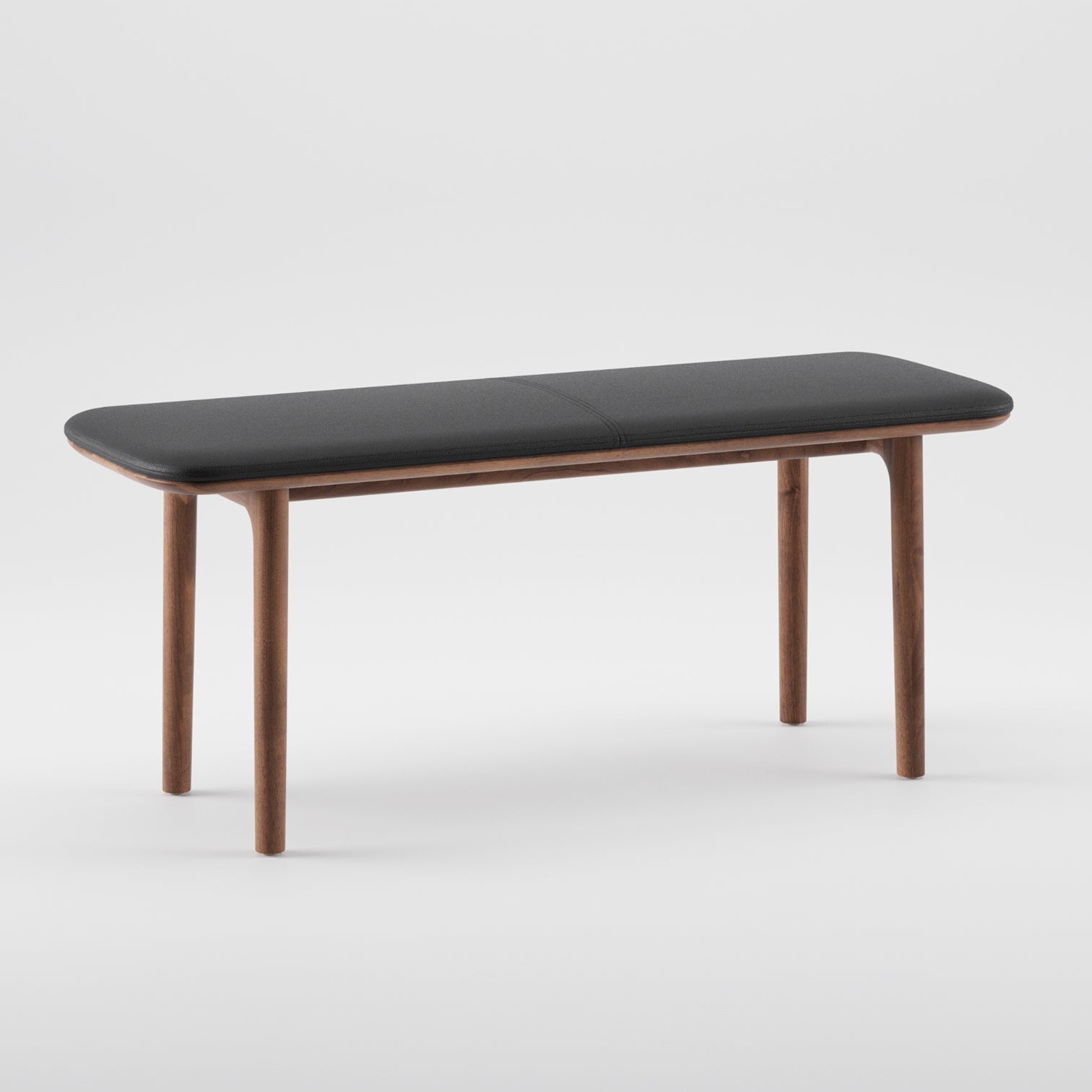 ARTISAN CHAIR // NEVA & NEVA LIGHT, Walnut & Leather [BLACK]