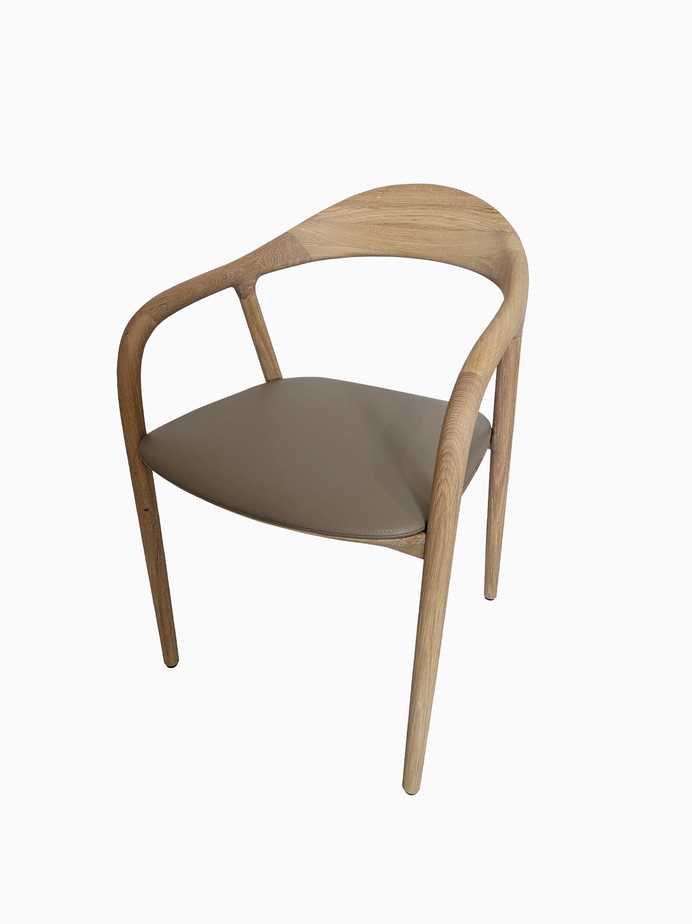 ARTISAN CHAIR // NEVA & NEVA LIGHT, Oak & Leather [STONE]