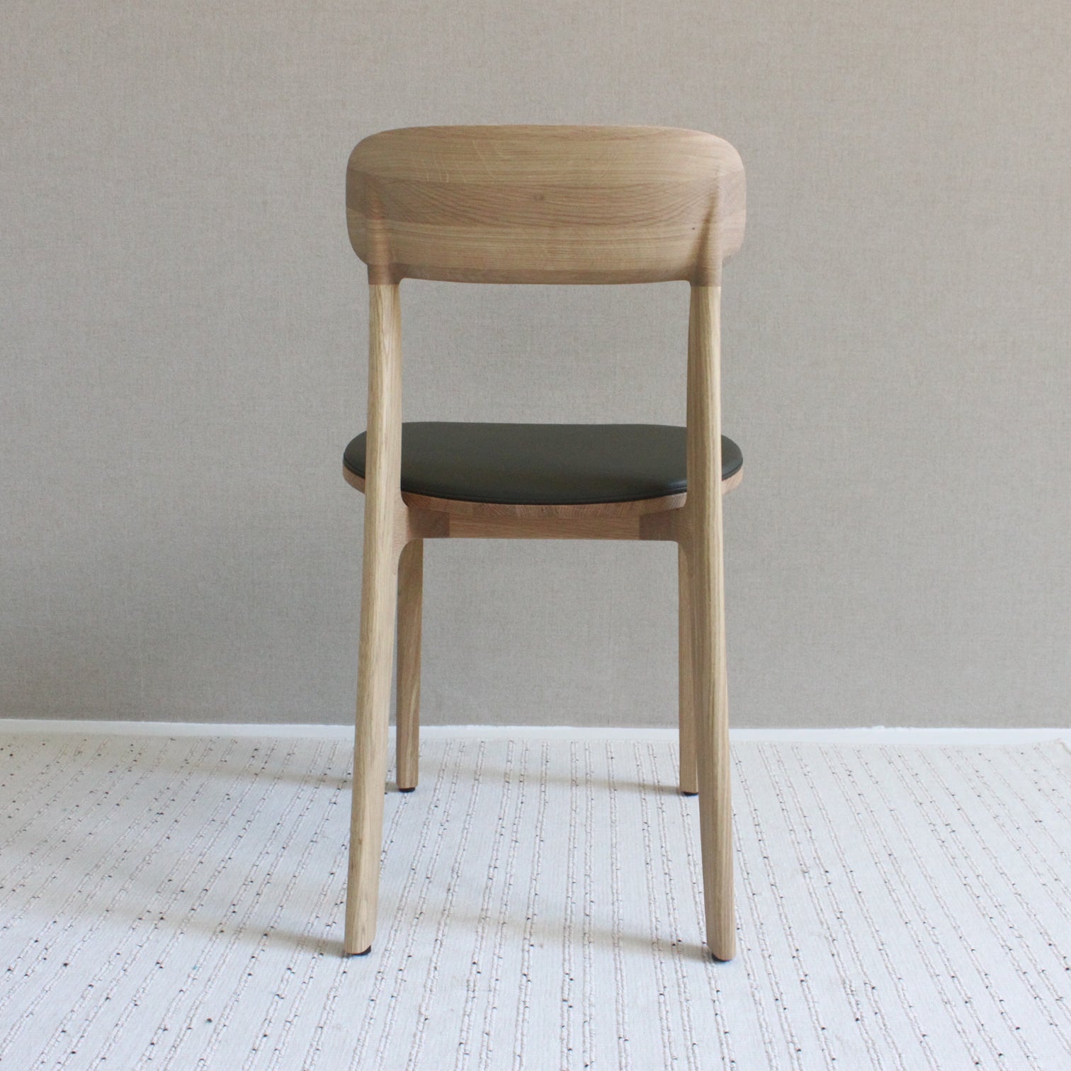 ARTISAN TANKA CHAIR // Oak + Leather [GREEN]