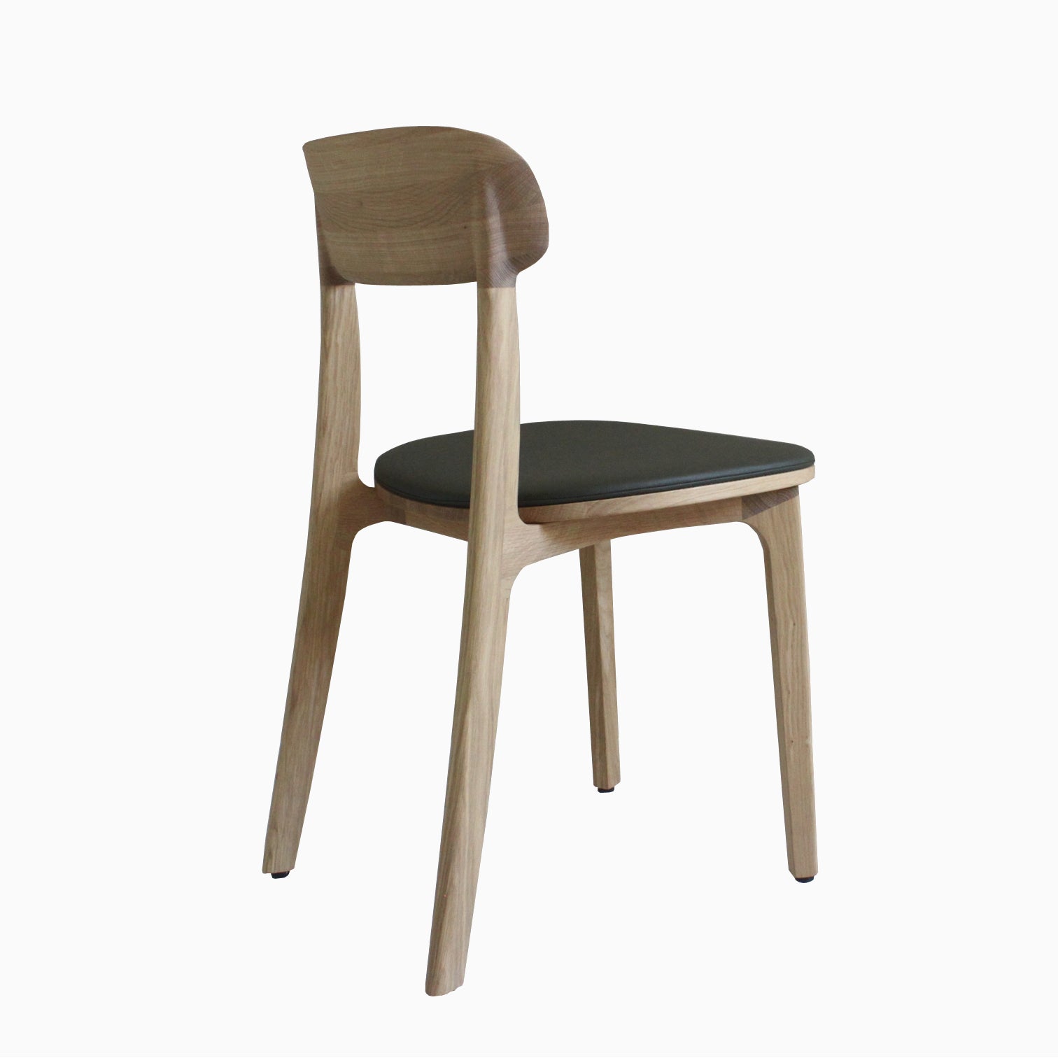 ARTISAN TANKA CHAIR // Oak + Leather [GREEN]