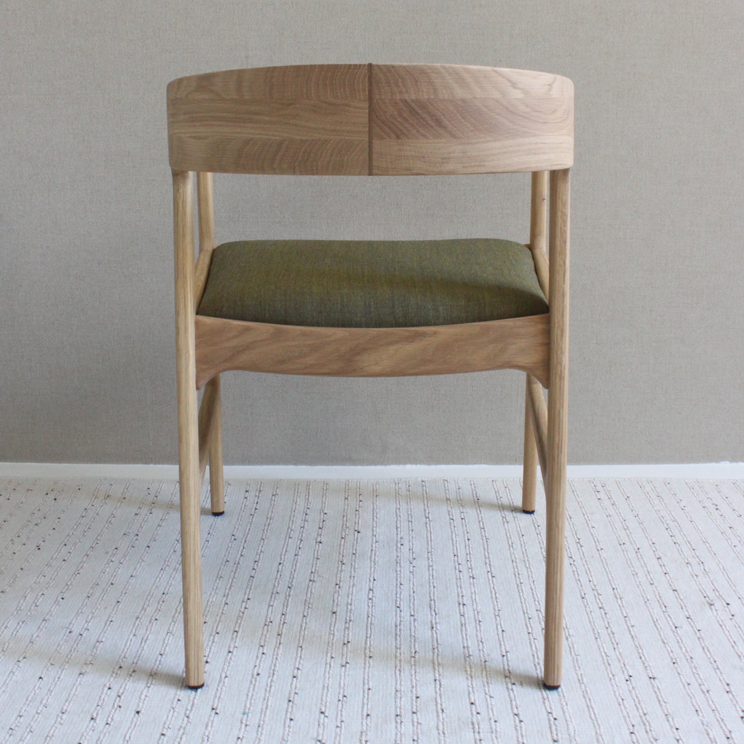 ARTISAN TESA CHAIR // Oak + Wool [GREEN]