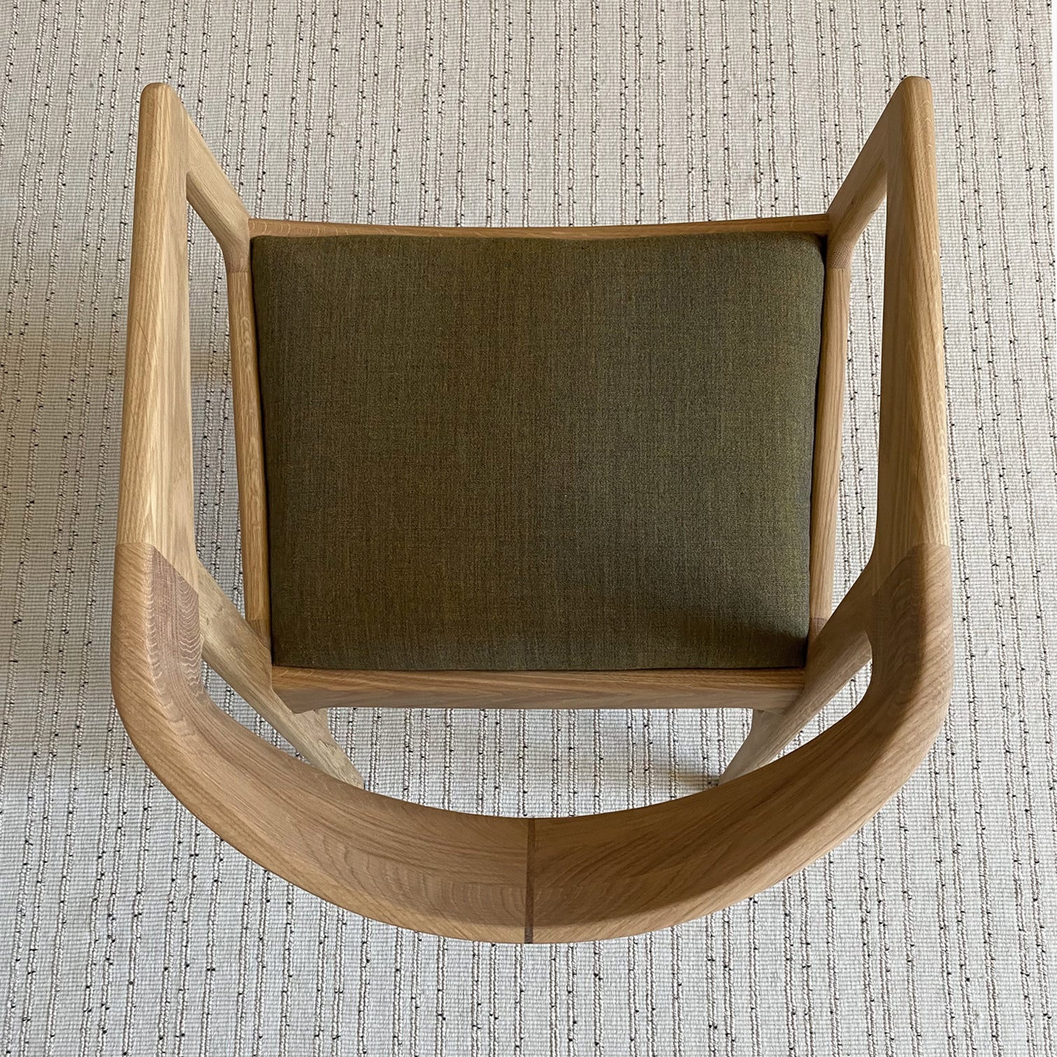 ARTISAN TESA CHAIR // Oak + Wool [GREEN]