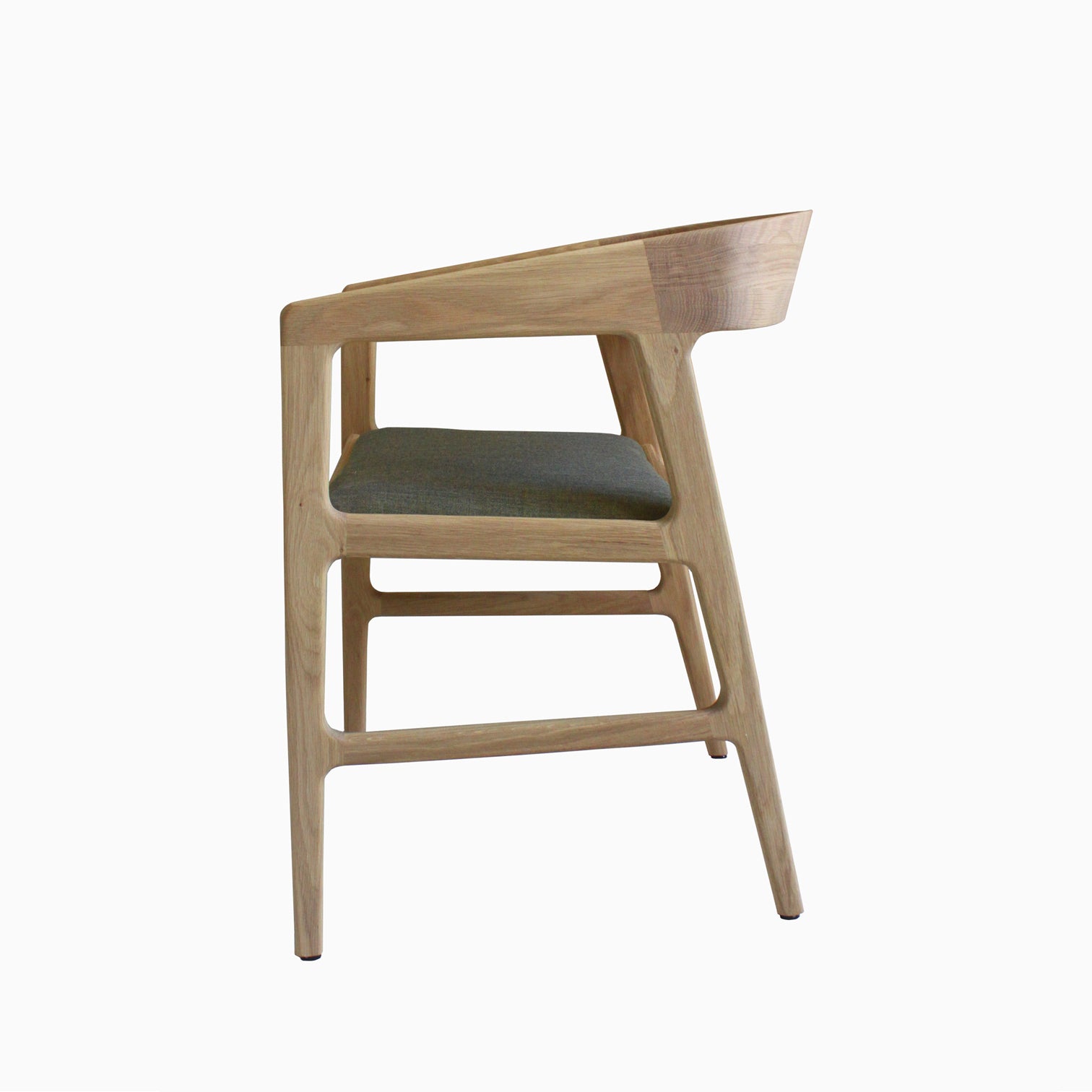 ARTISAN TESA CHAIR // Oak + Wool [GREEN]