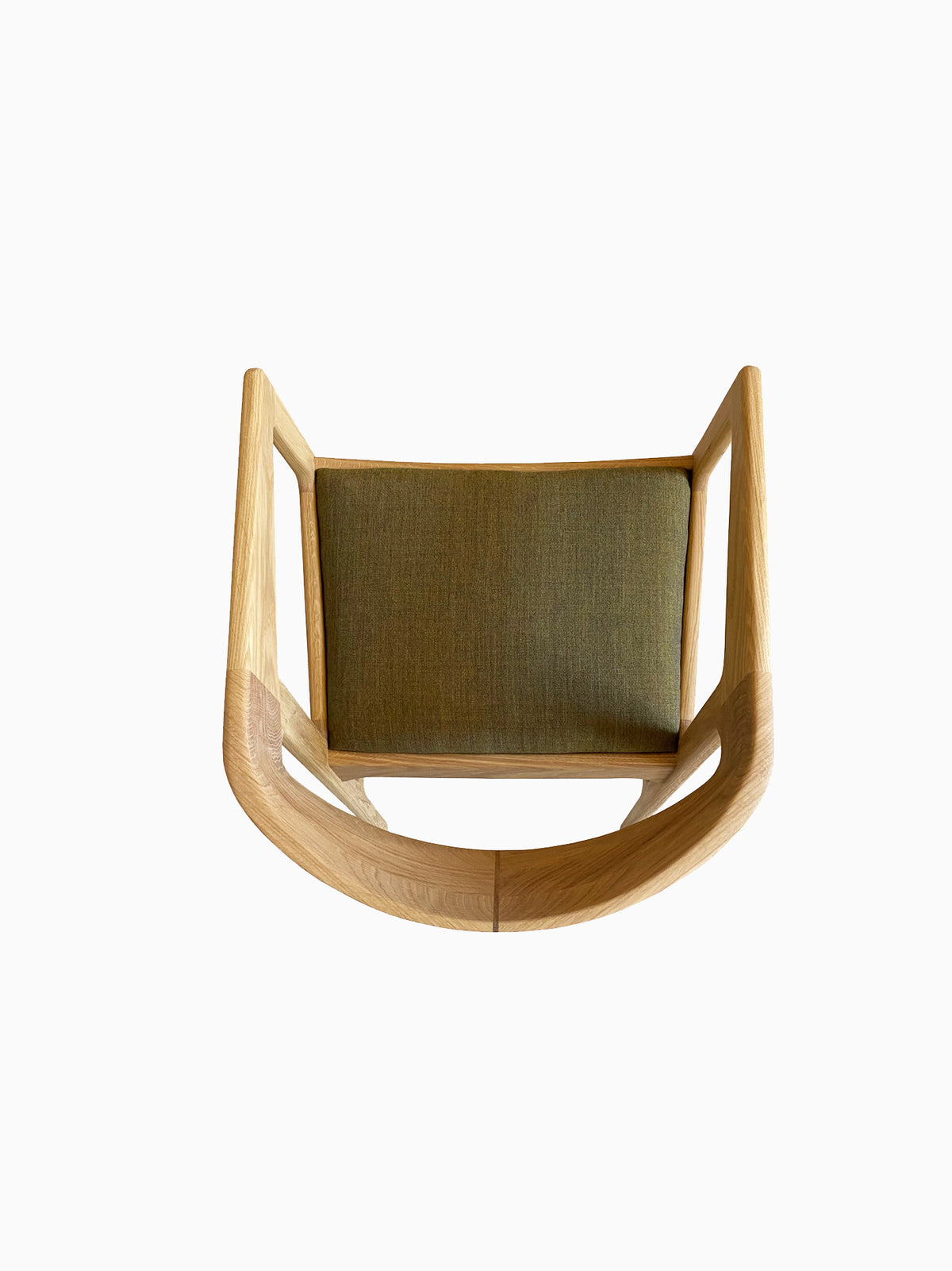 SALE - ARTISAN TESA CHAIR // Oak + Wool [GREEN]