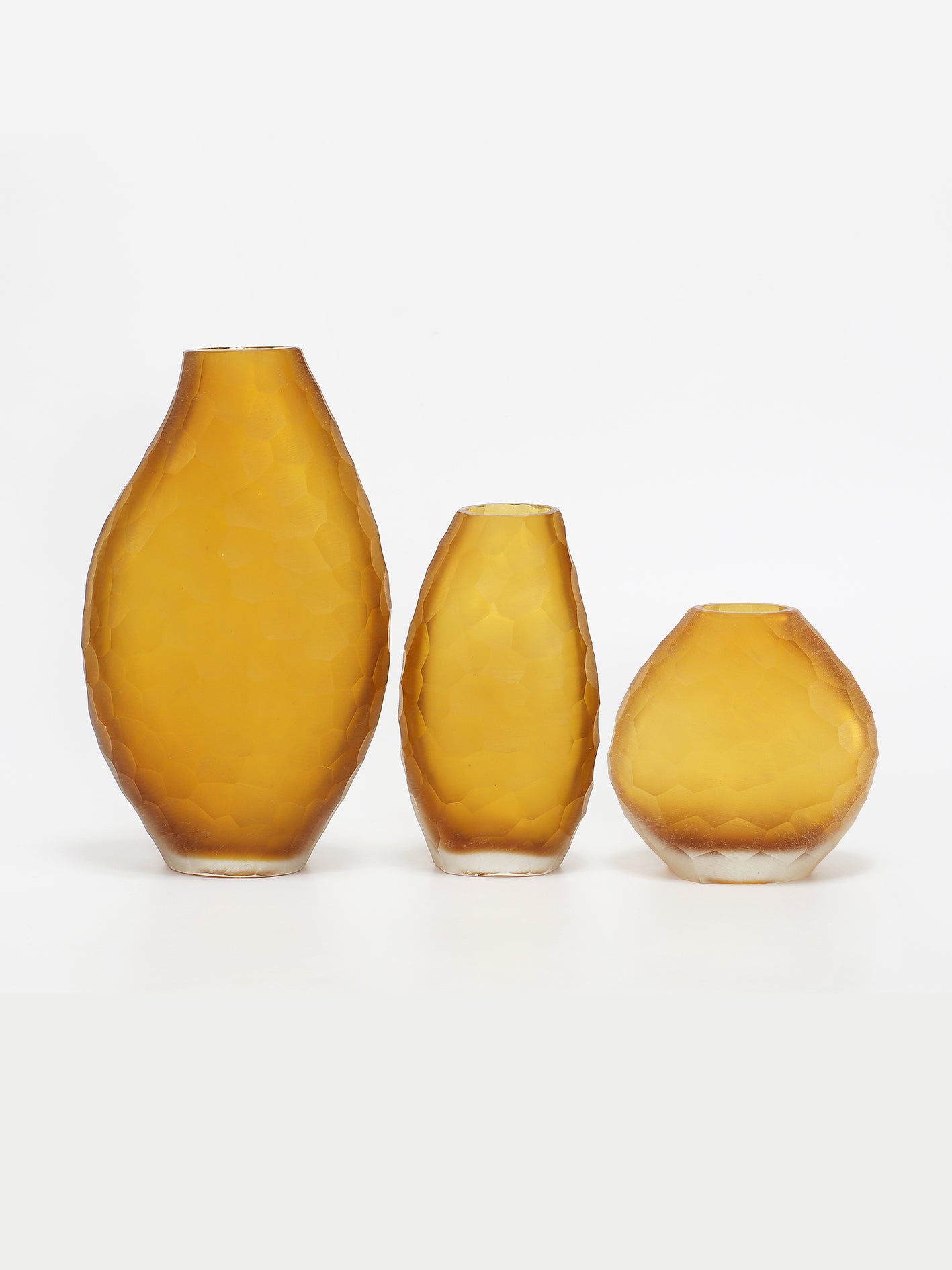 VASE // Glass, CALISTA, Amber