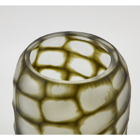 VASE // Glass, SHIBORI, Zest