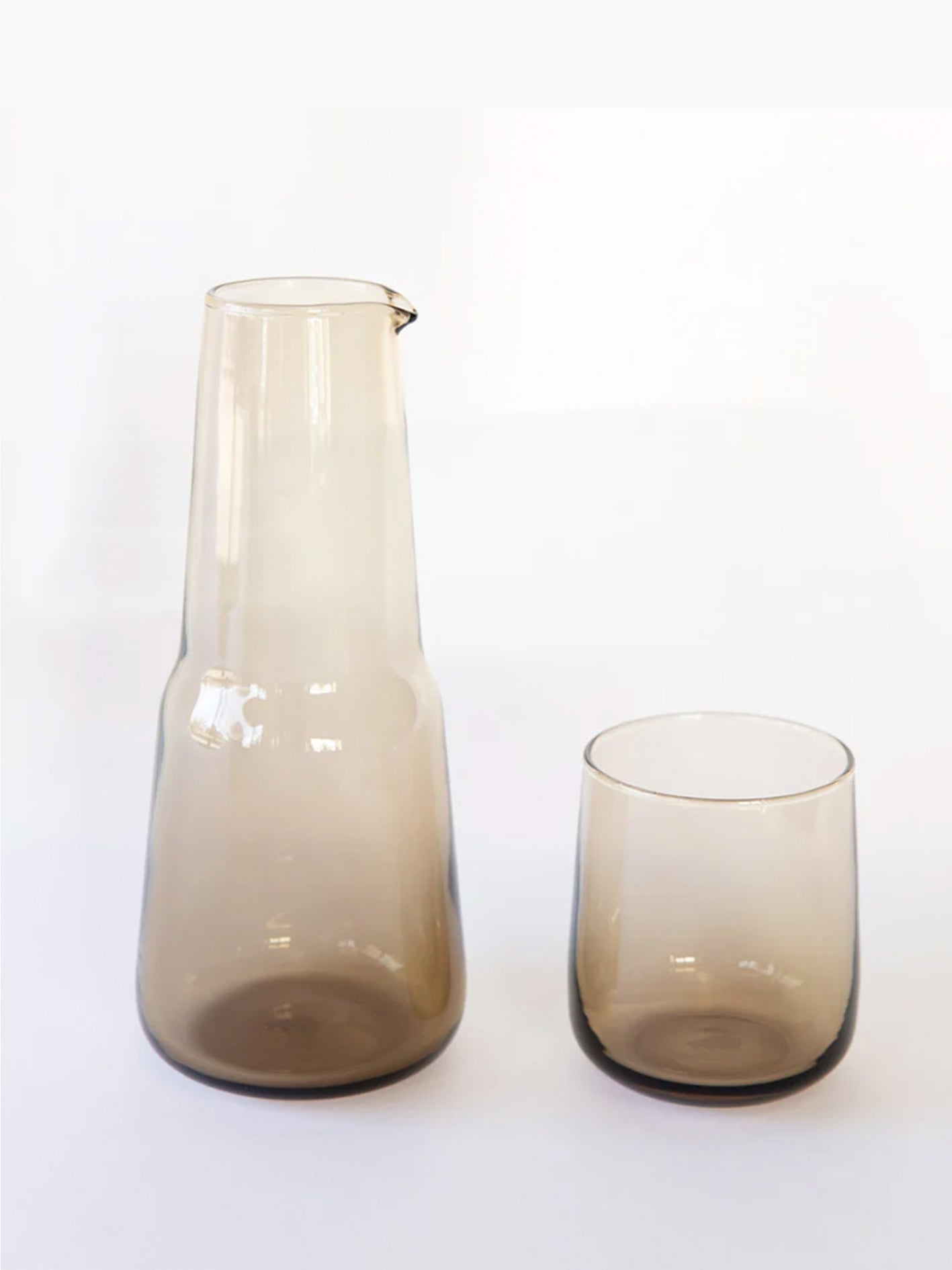 CARAFE & TUMBLER // Glass, [Gold]