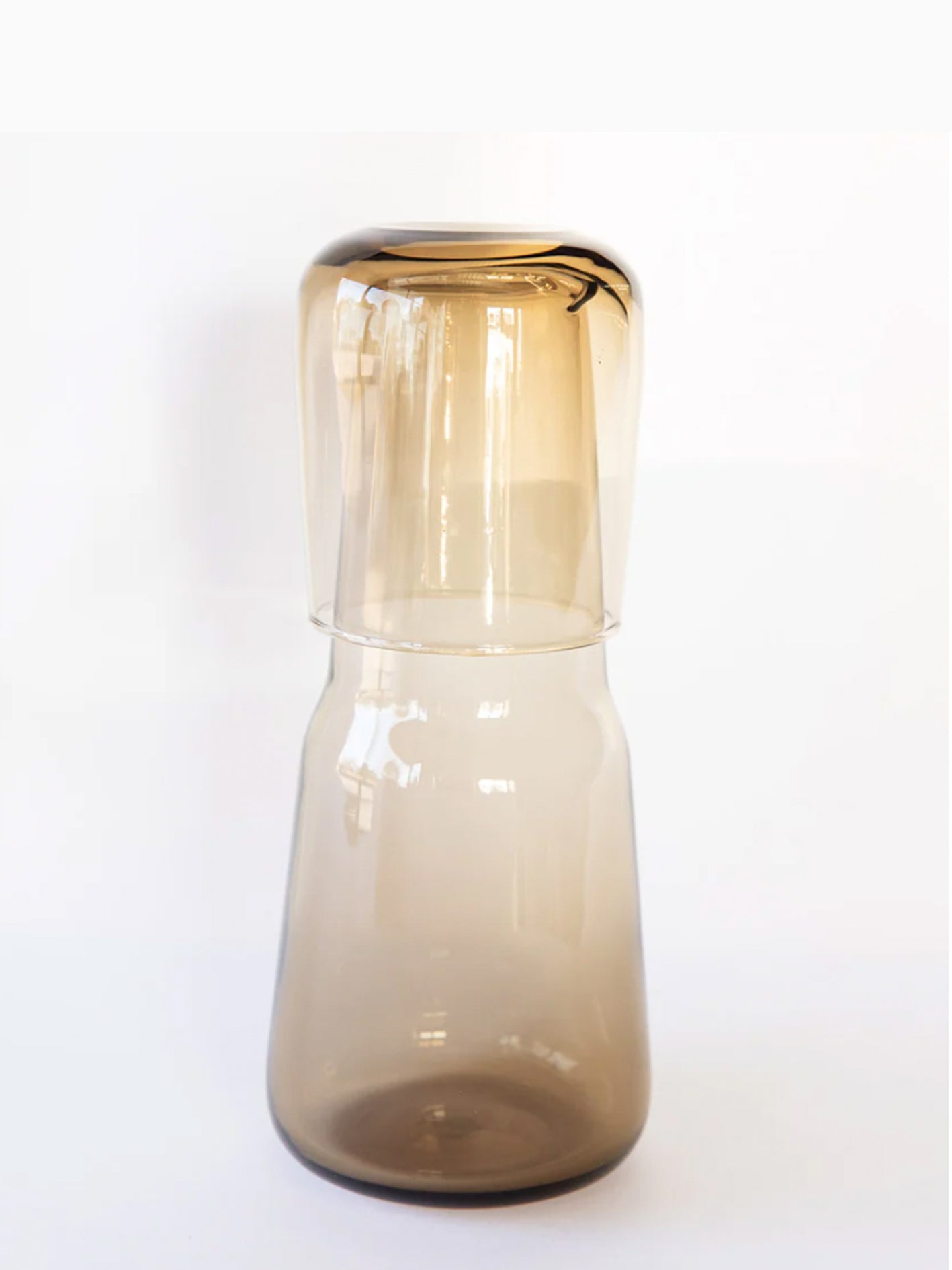 CARAFE & TUMBLER // Glass, [Gold]