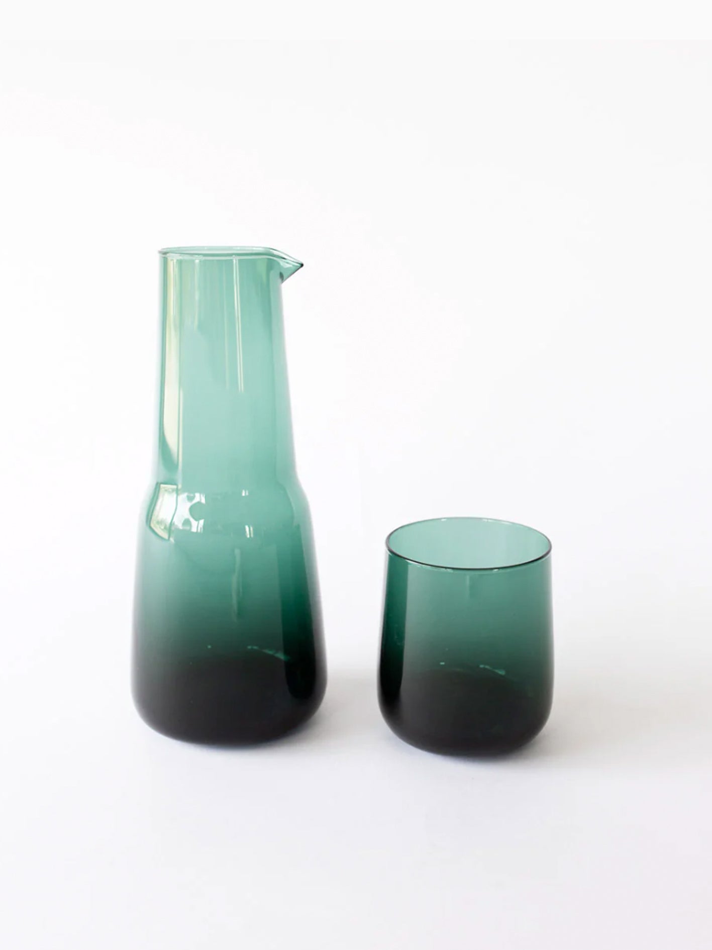 CARAFE & TUMBLER // Glass, [Forest]