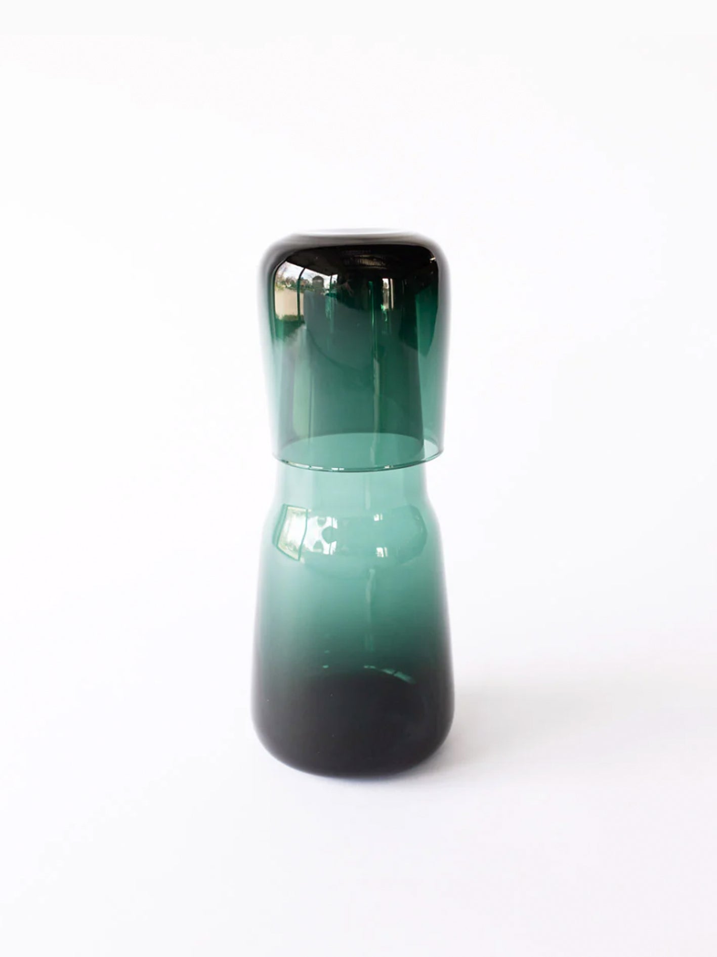 CARAFE & TUMBLER // Glass, [Forest]