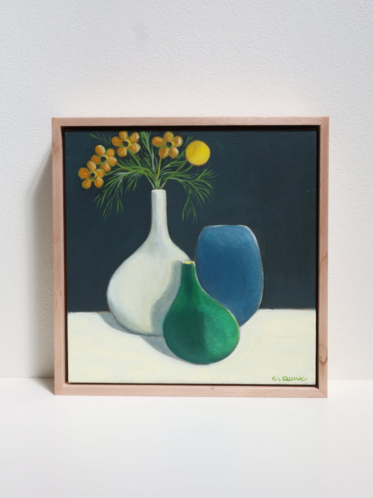 PAINTING // Carmel Quill '3 VASES' [30x30]