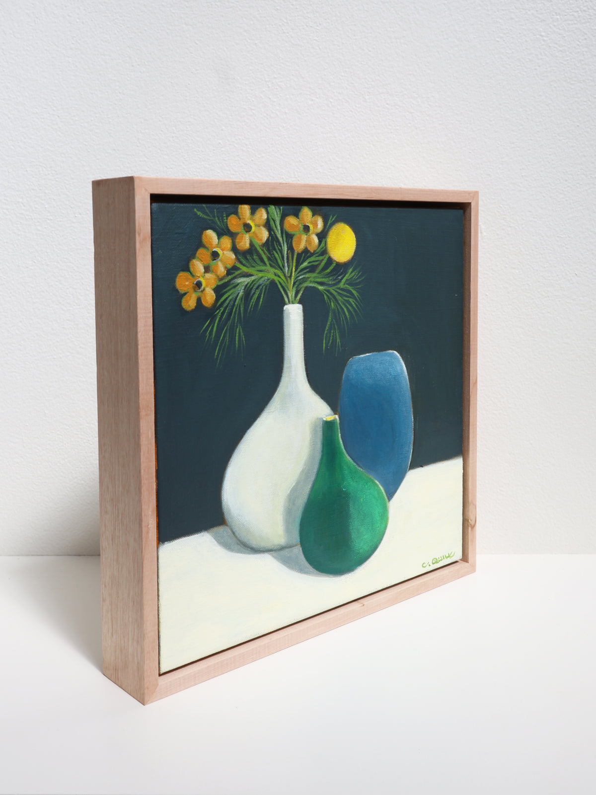 PAINTING // Carmel Quill '3 VASES' [30x30]