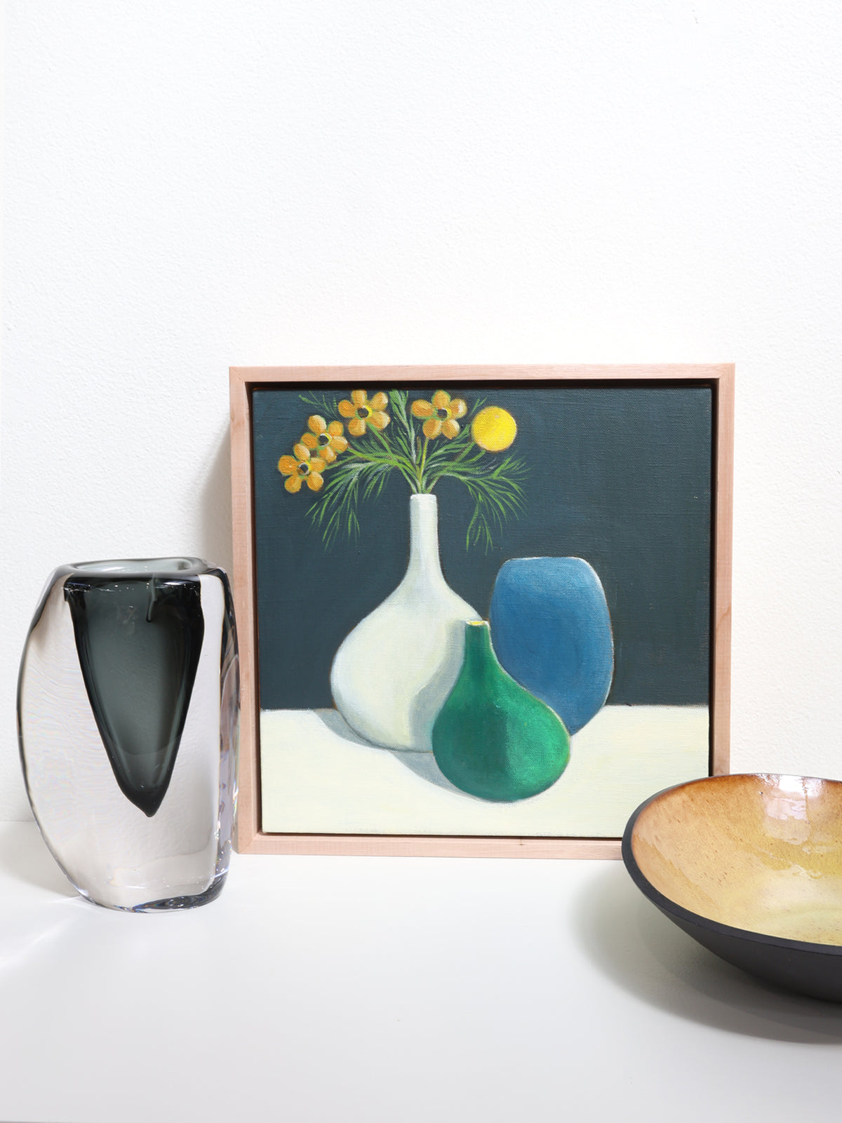 PAINTING // Carmel Quill '3 VASES' [30x30]
