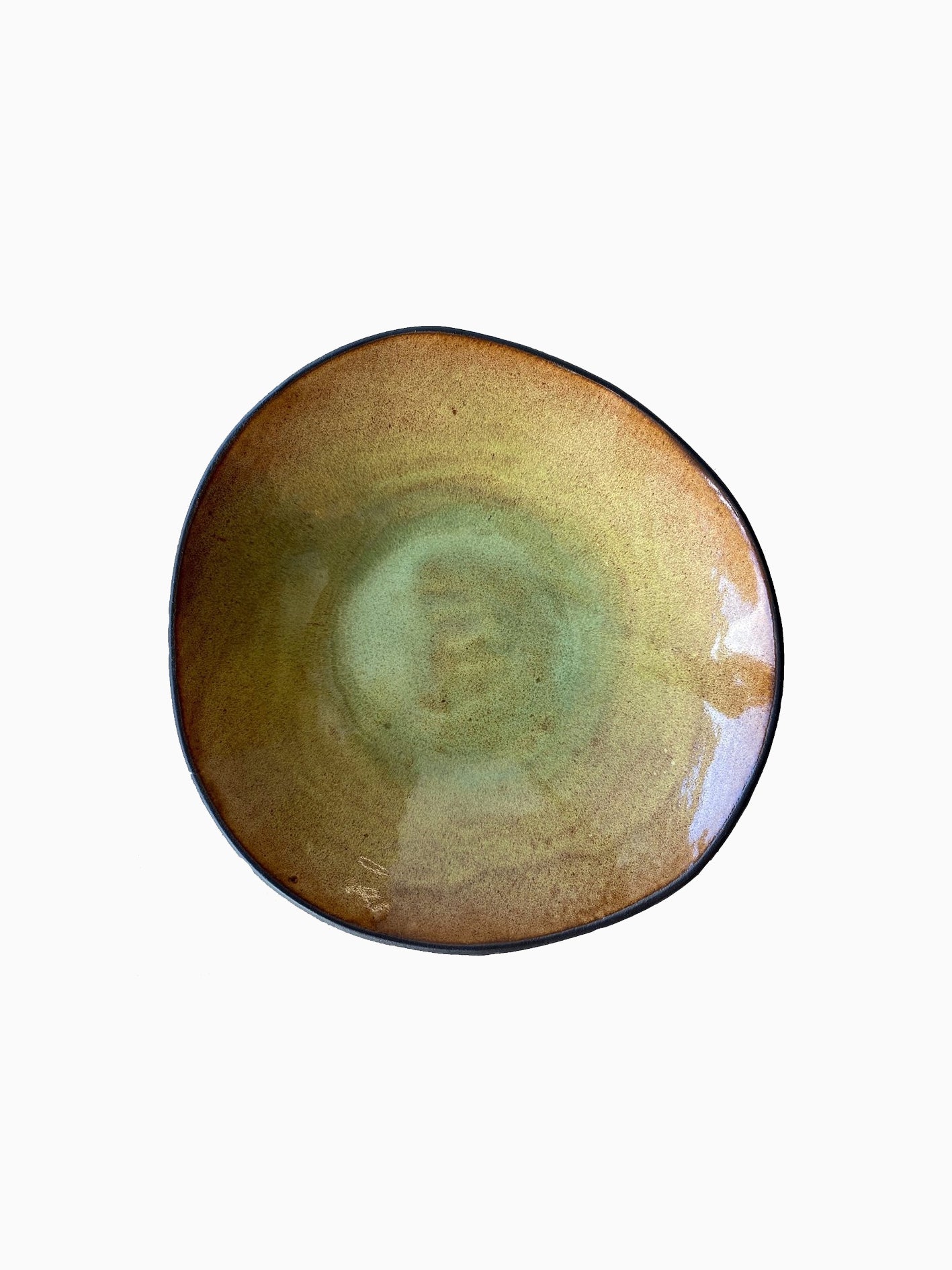 BOWL // AVOCADO [Black clay, Gloss]