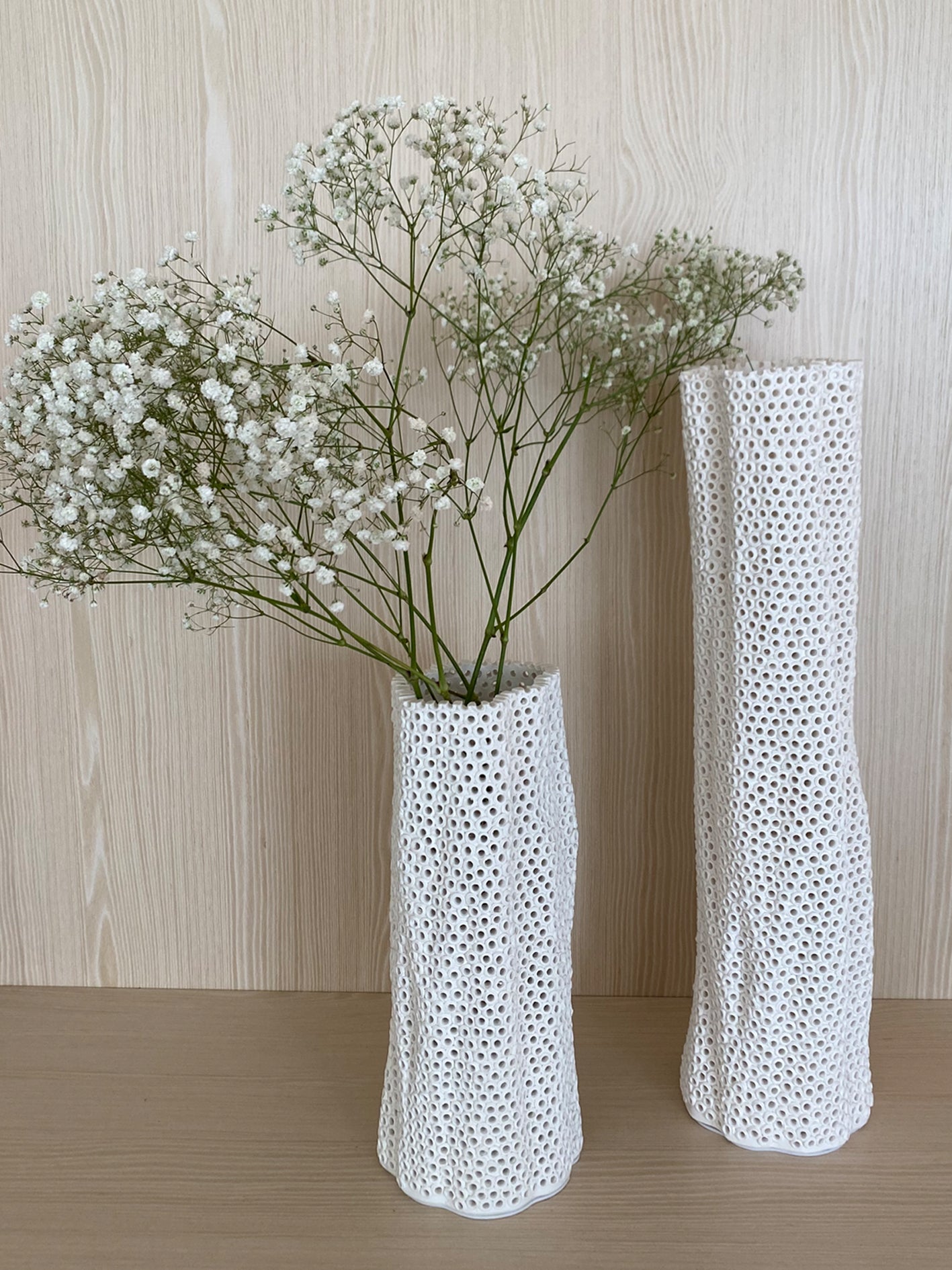 SCULPTURE // Ceramic, CORALITE [pair]