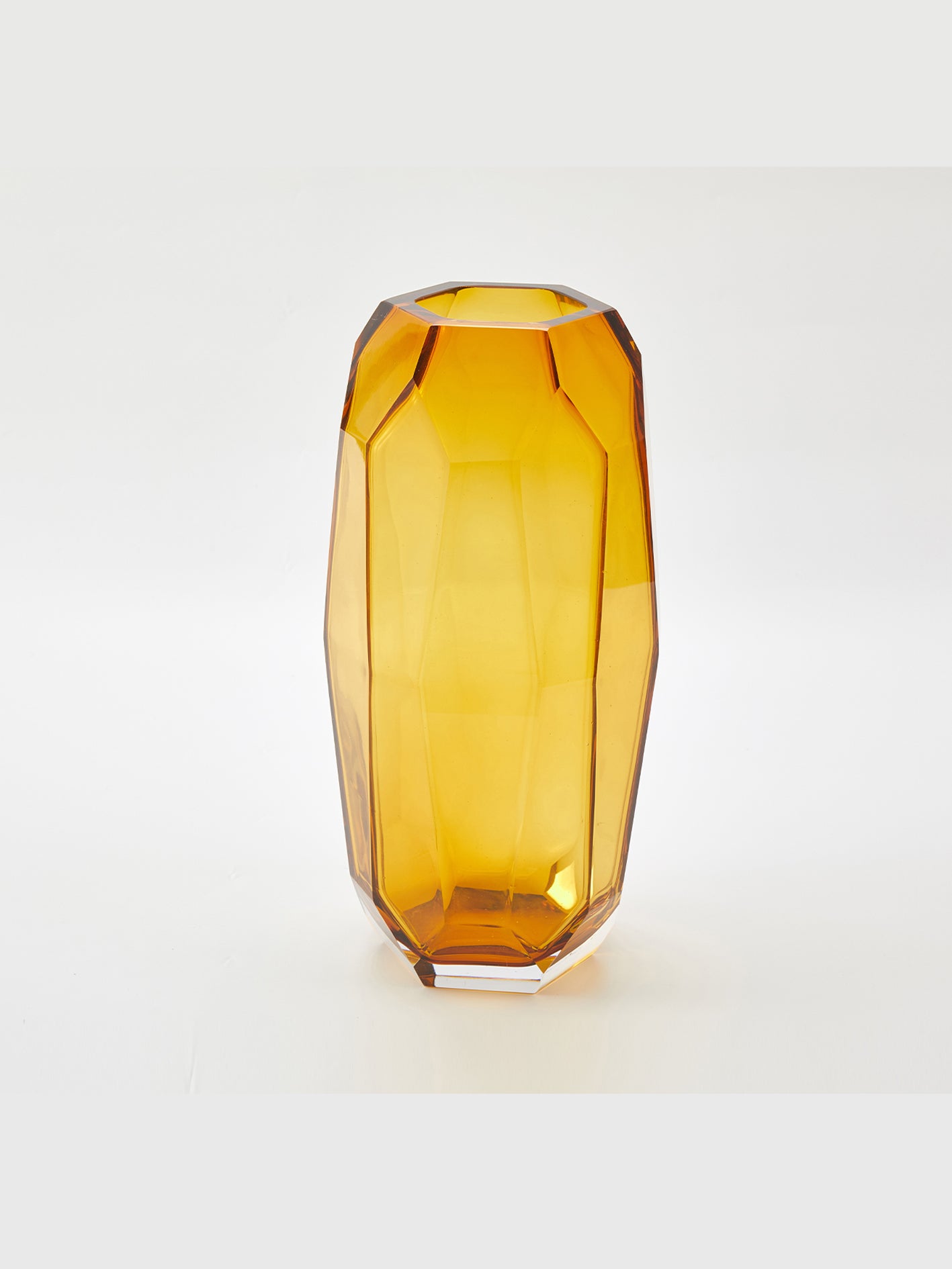 VASE // Glass, RADIANT, [Polished M], Citrine