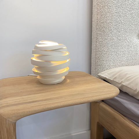 BEDSIDE LAMP // Ceramic, SPIRAL