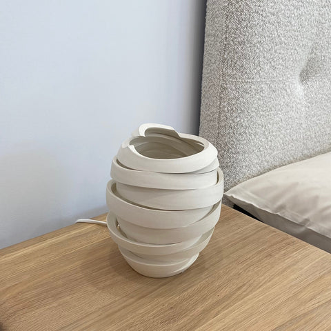 BEDSIDE LAMP // Ceramic, SPIRAL