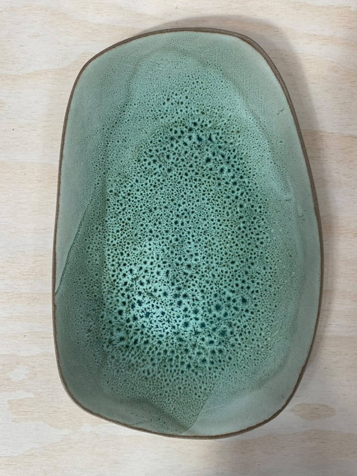 SERVING PLATTER // Speckled Verde