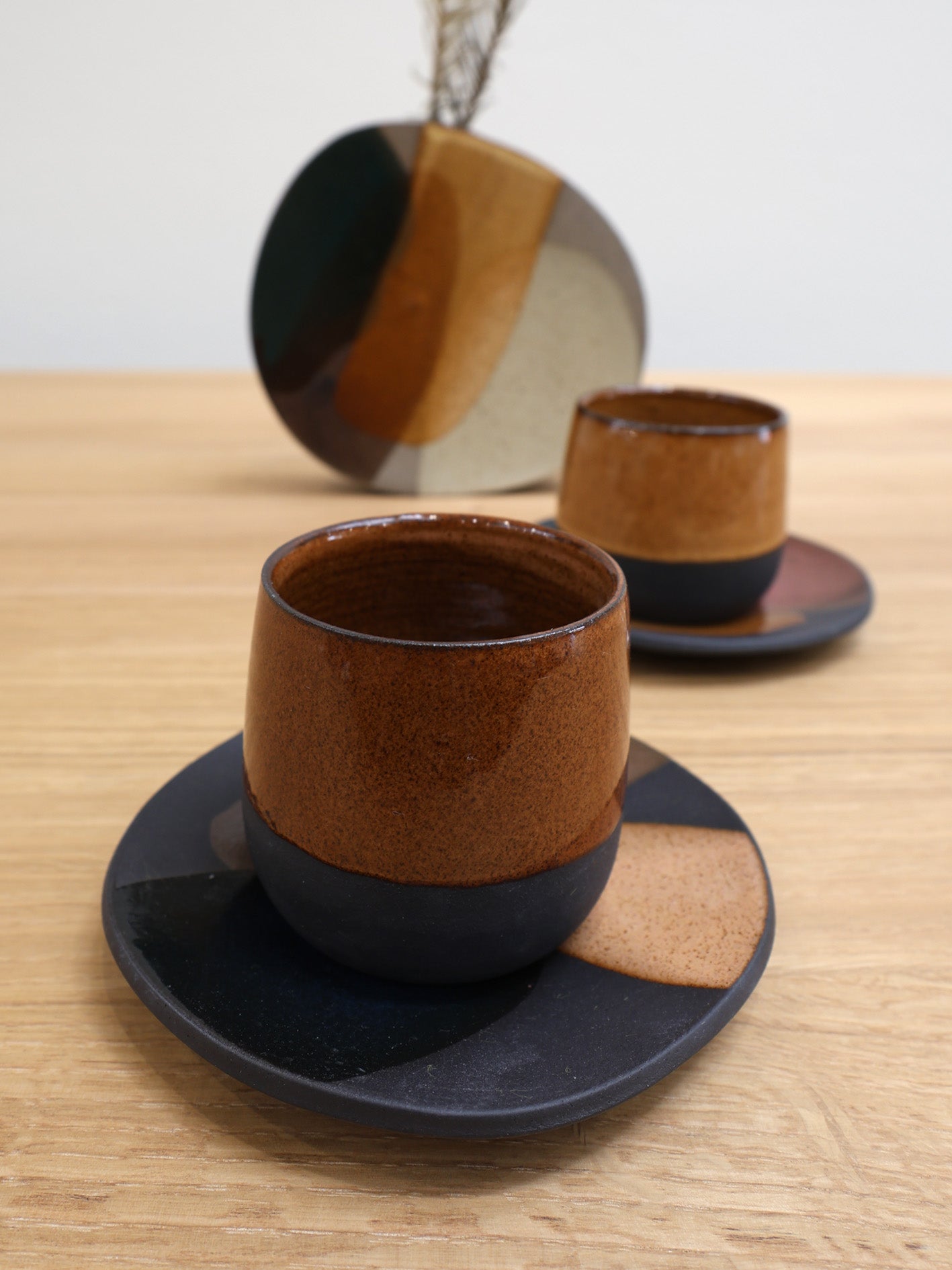 CUP & SAUCER // Art Series [OCHRE]