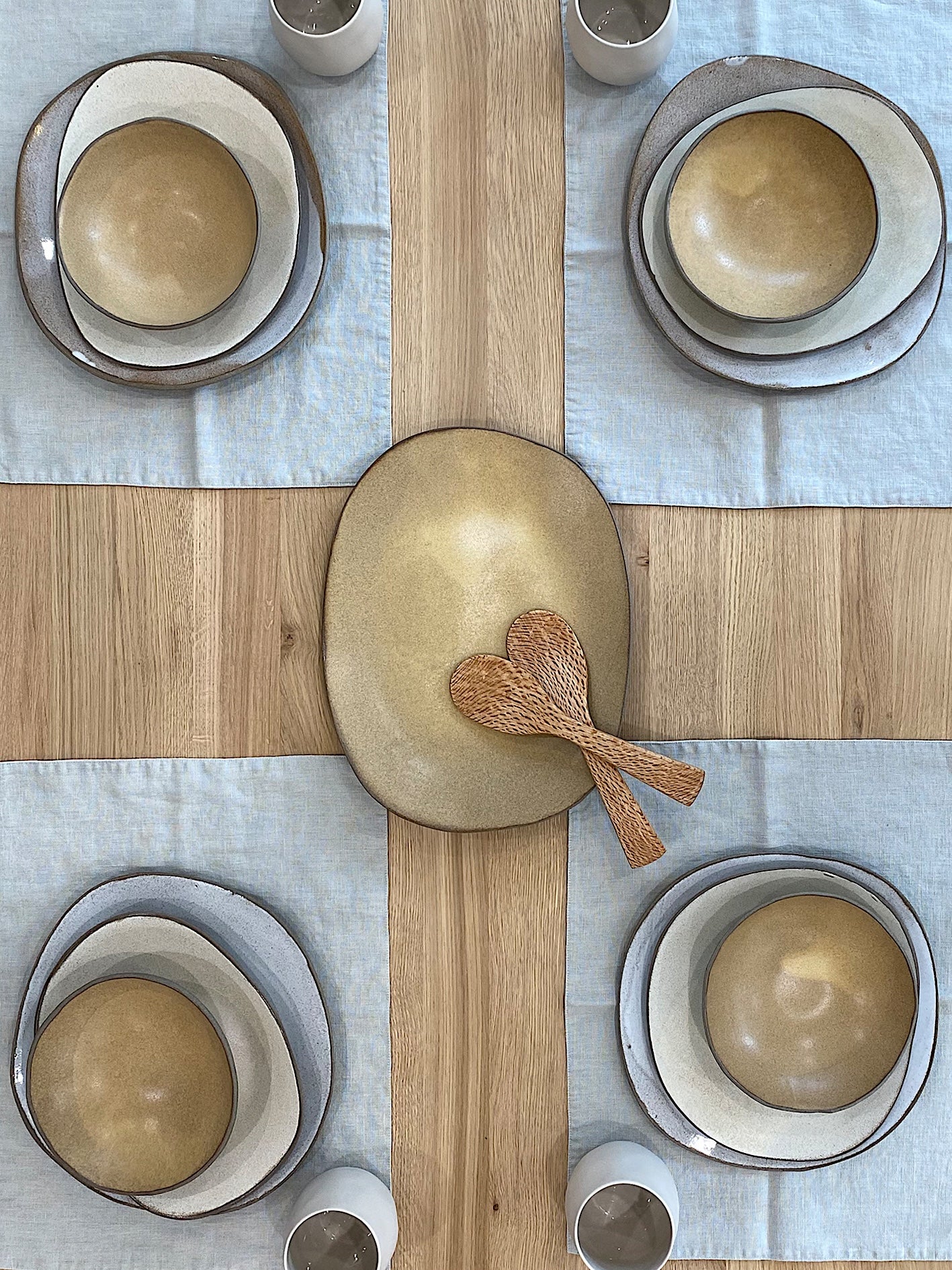 DINNER SET [set of 6] // HEARTH