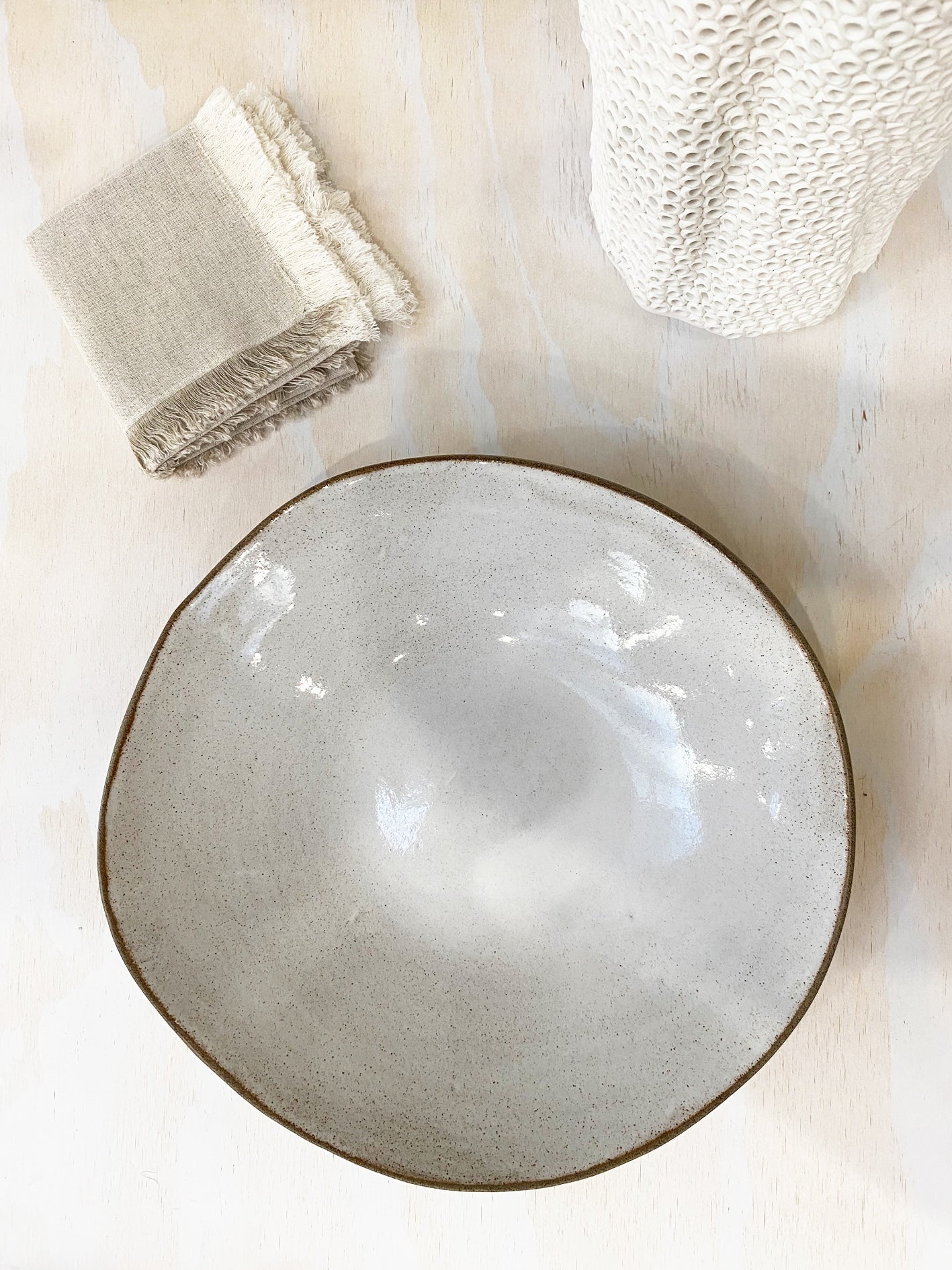 SERVING BOWL // WHITE [Gloss]