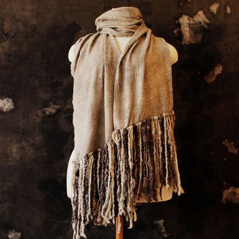 SCARF // Dyes, Yarn & Noil