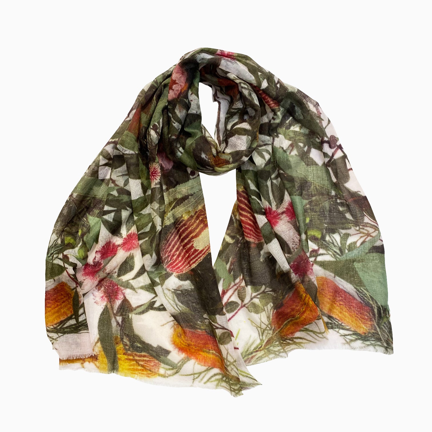 LUXURY SHAWL // Pink Protea & Banksia