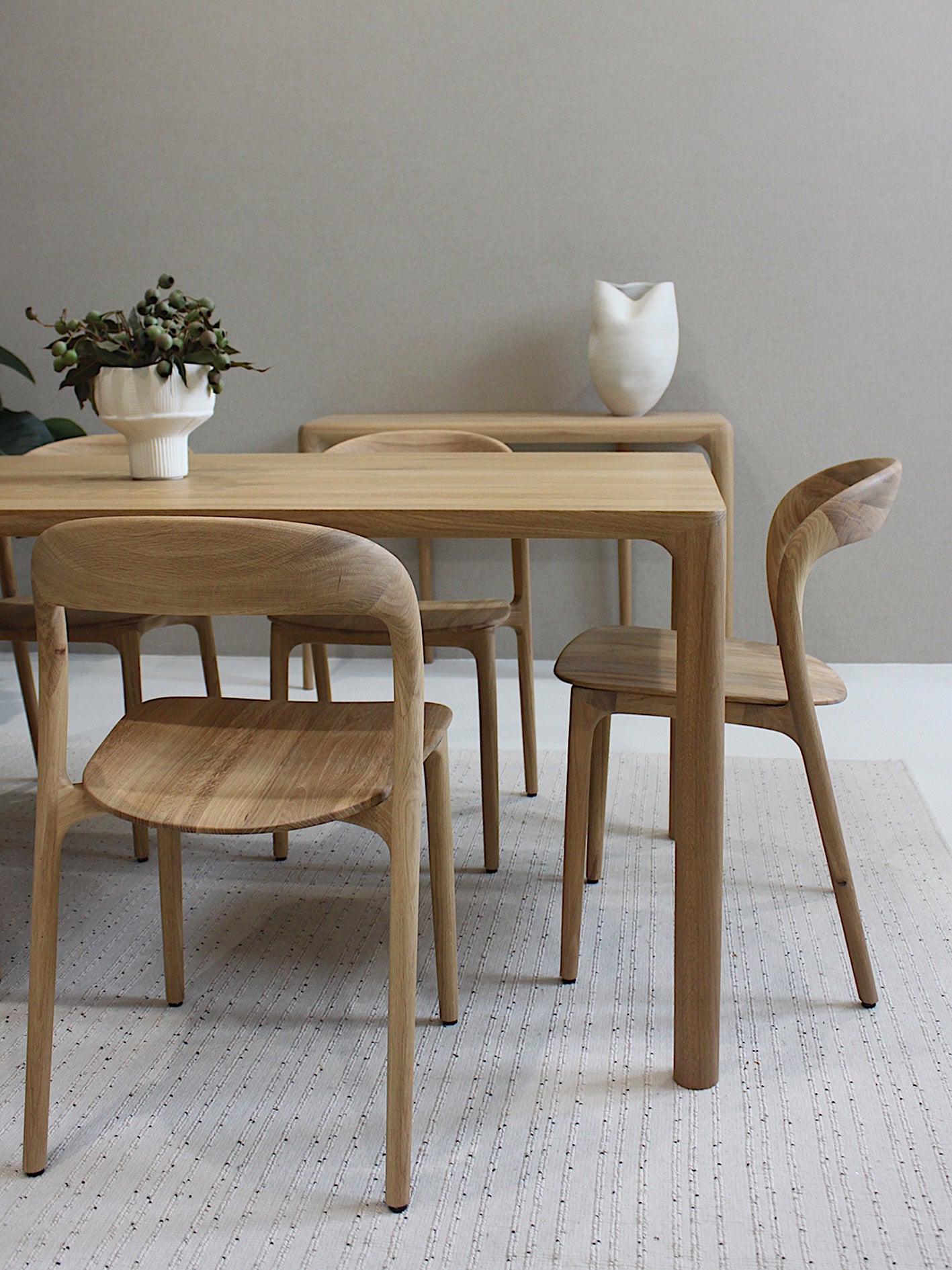 SALE - DINING SUITE // Jean & Neva Light, OAK [6 seats]
