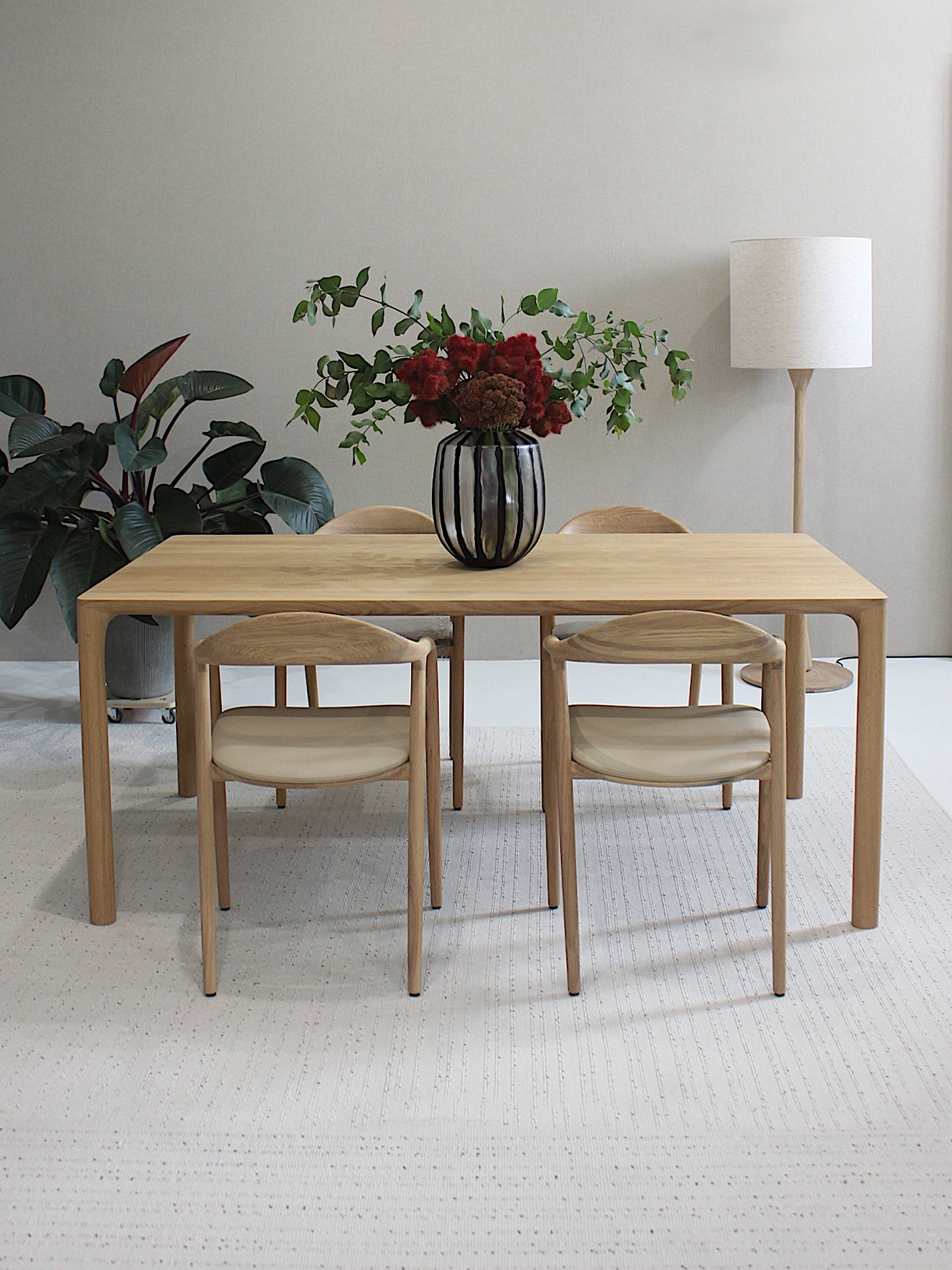 ARTISAN NEVA & NEVA LIGHT CHAIR // Oak, Leather [SAND]
