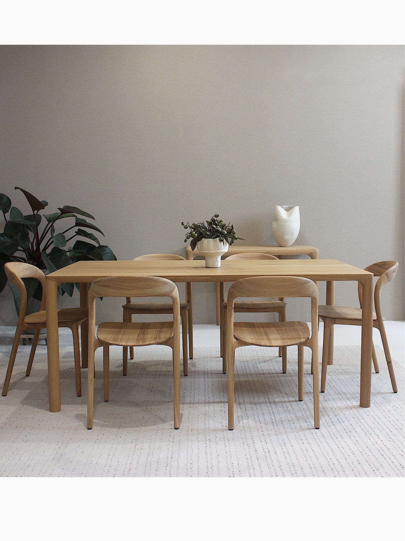 SALE - DINING SUITE // Jean & Neva Light, OAK [6 seats]