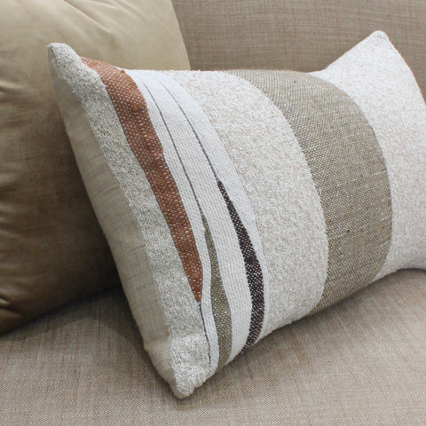 HANDWOVEN CUSHION // Sandstone [40x60cm]