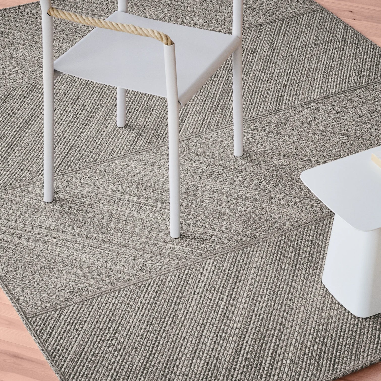 RUG // Kvadrat [Stitched] CORDE CHEVRON #0152