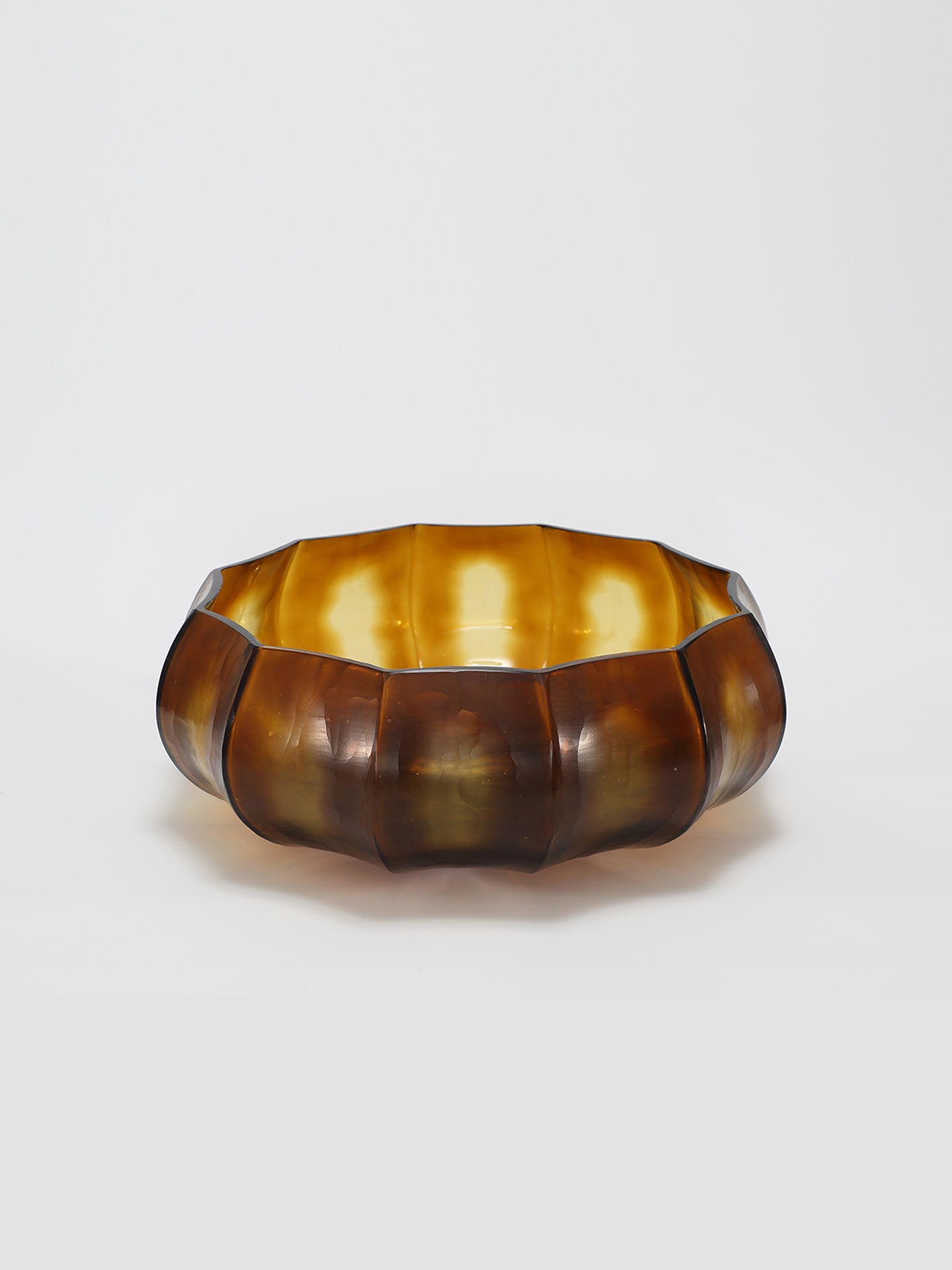 BOWL // Glass, LOTUS [Amber]