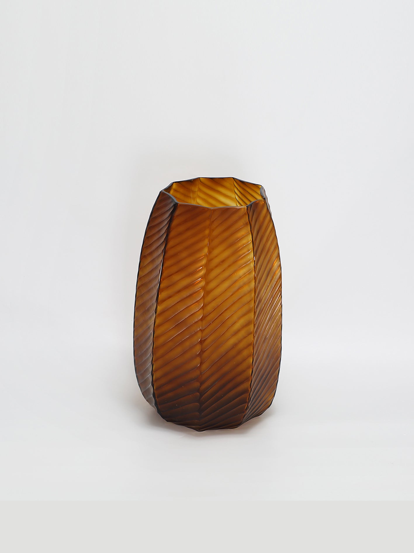 VASE // Glass, LOTUS [Amber]